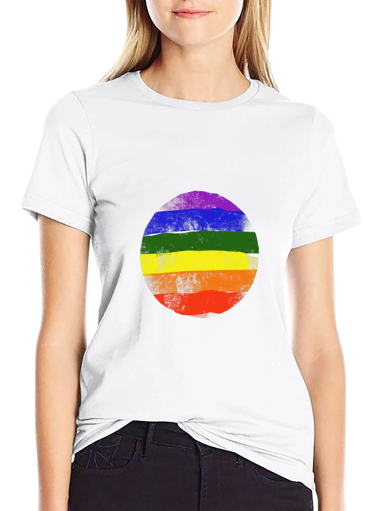 Rainbow Pride Graphic Tee - Soft Cotton Unisex Shirt