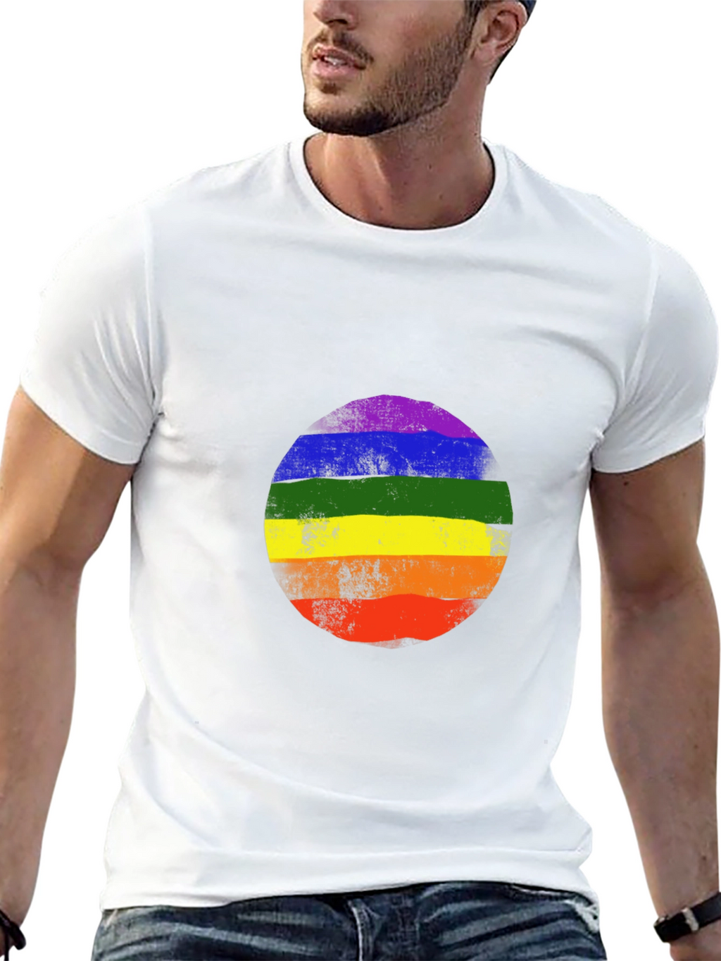 Rainbow Pride Graphic Tee - Soft Cotton Unisex Shirt