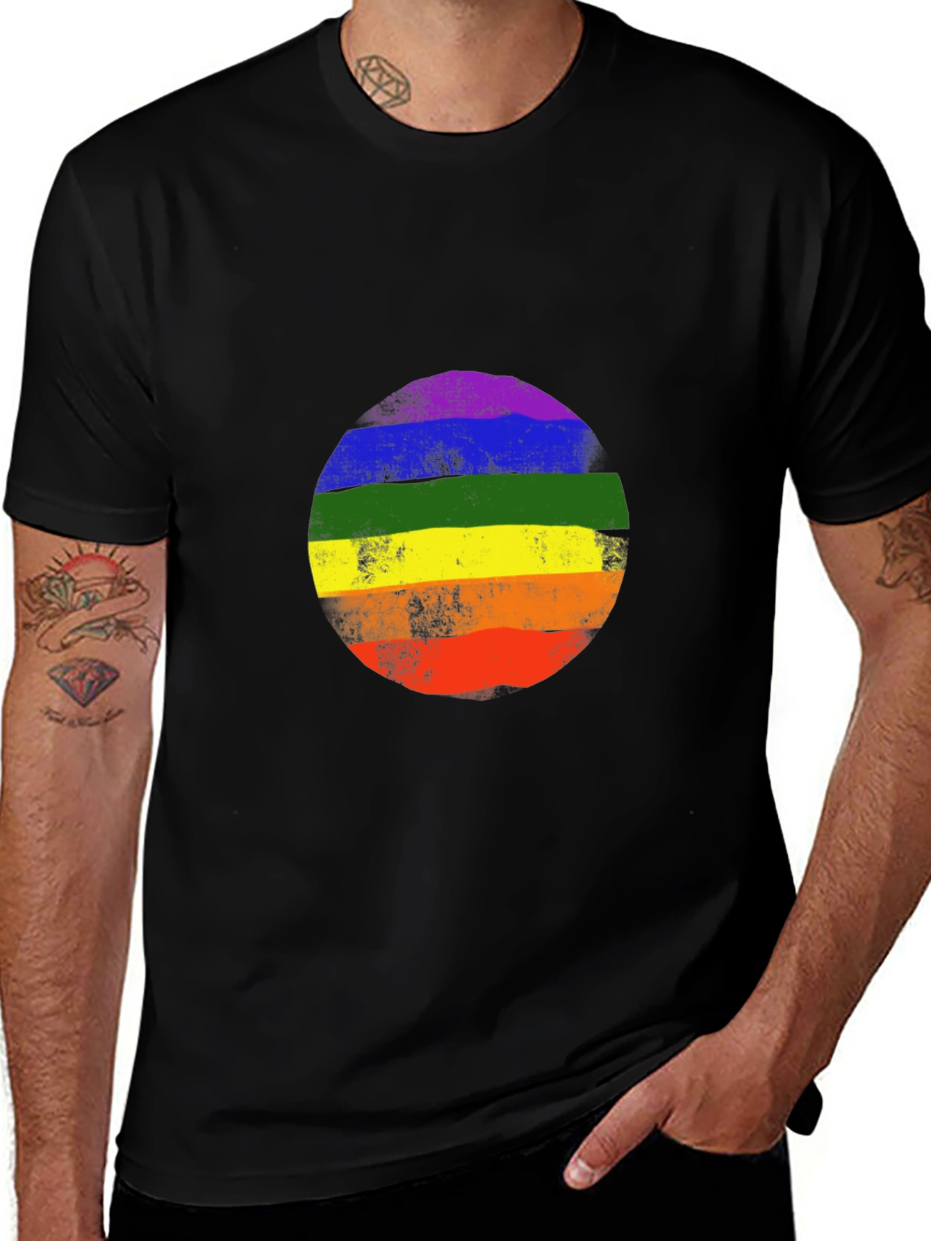 Rainbow Pride Graphic Tee - Soft Cotton Unisex Shirt