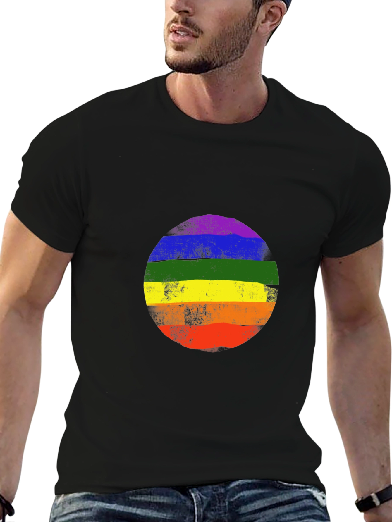 Rainbow Pride Graphic Tee - Soft Cotton Unisex Shirt