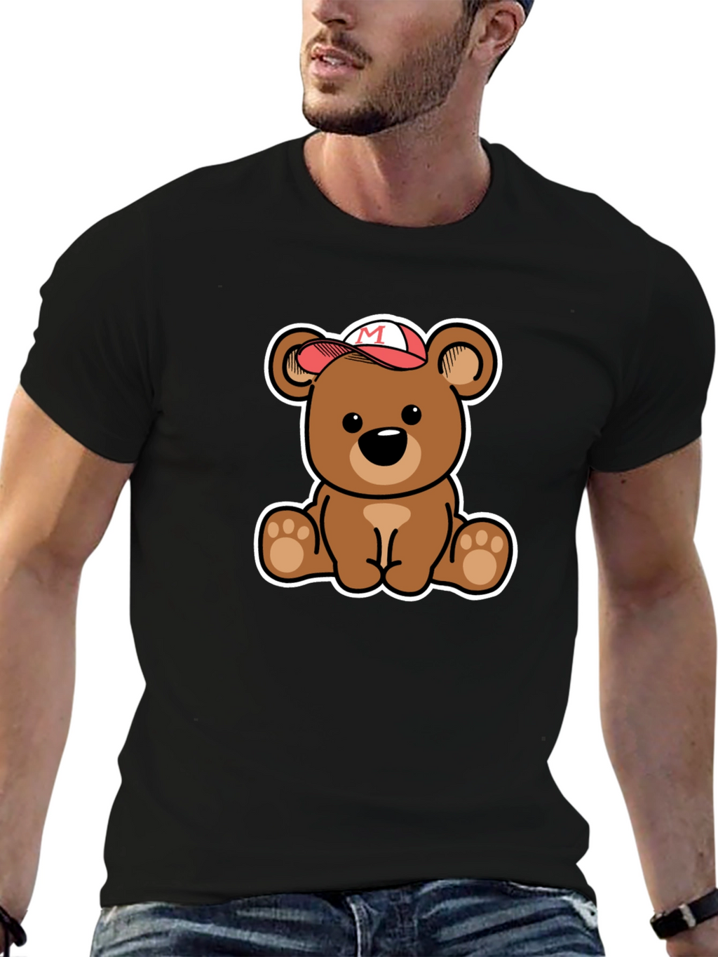Cute Cartoon Bear T-Shirt