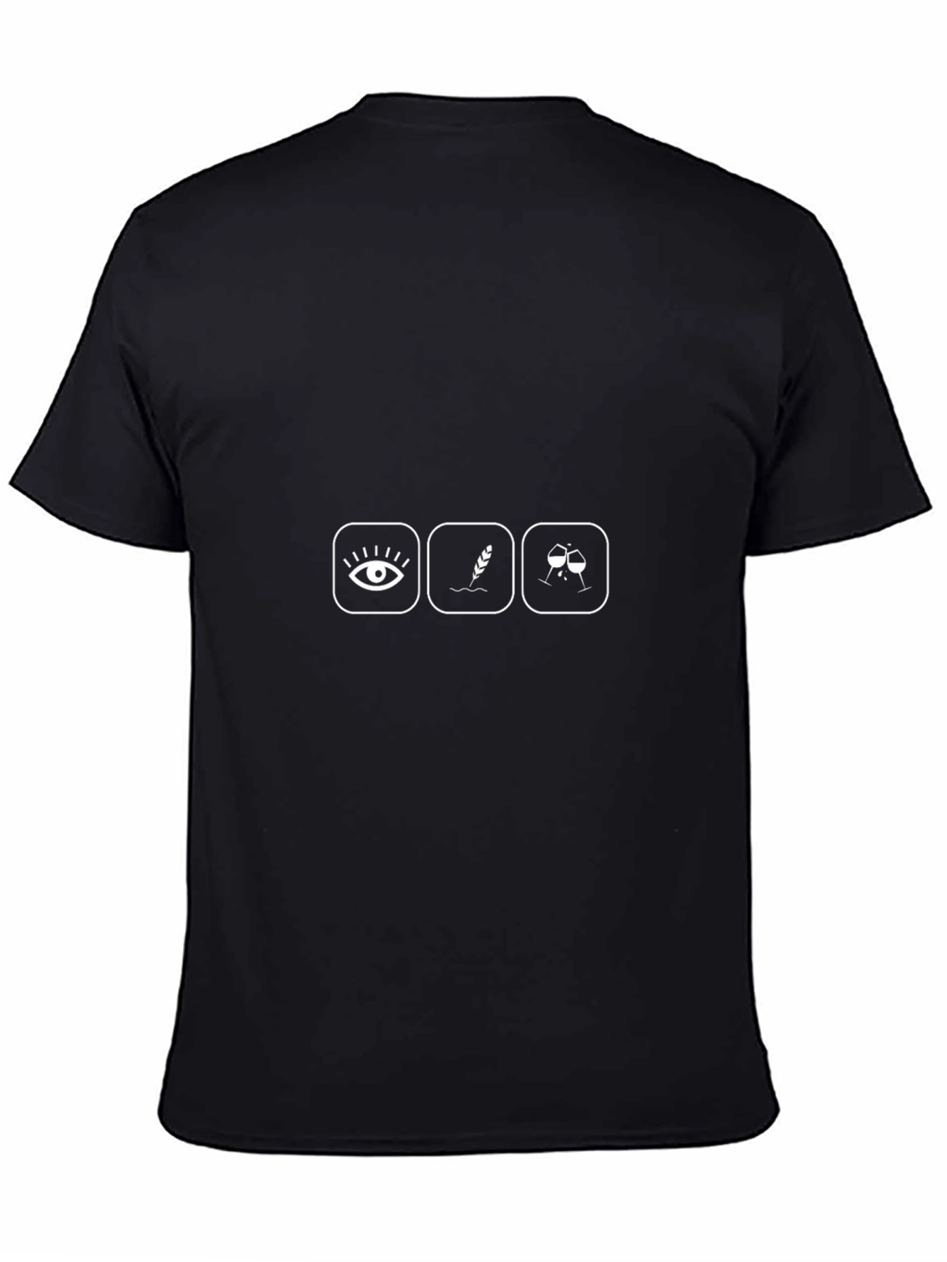 Eye Loaf Wine Black Graphic Tee