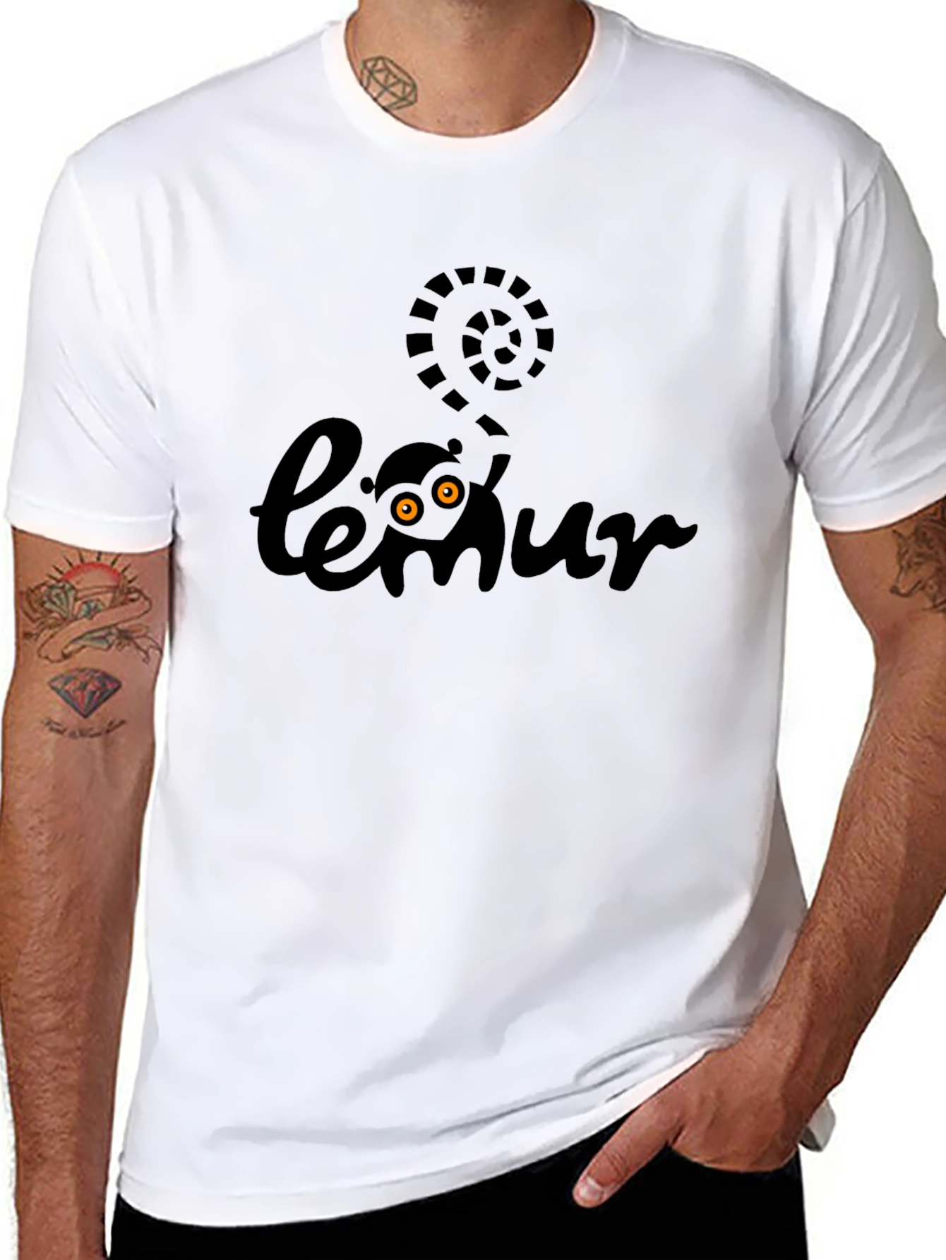 Lemur Graphic Tee - Unique Animal Lover Design