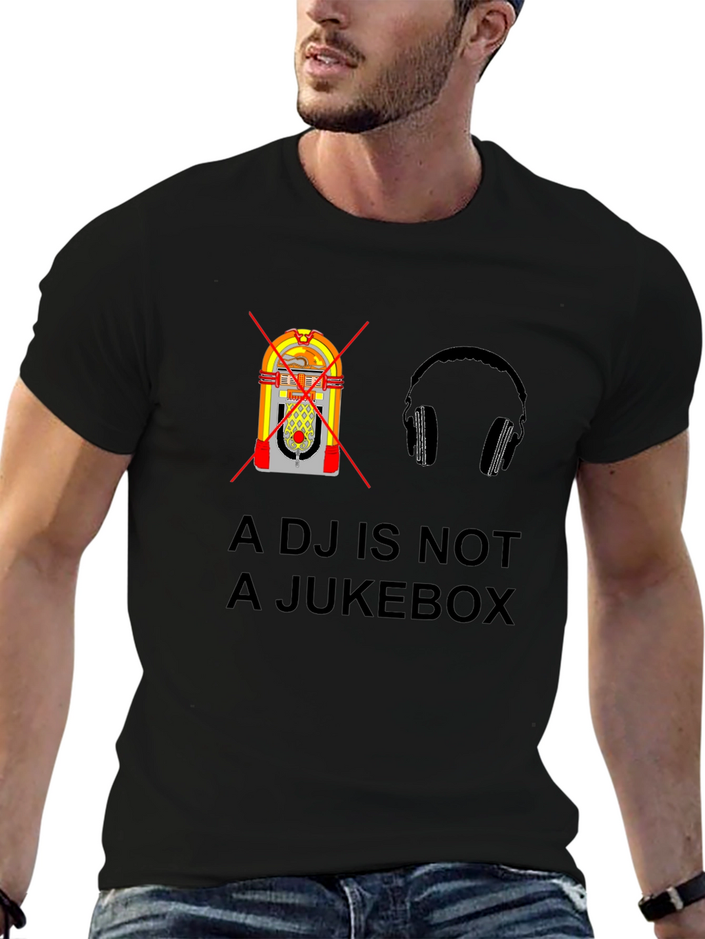 DJ Not Jukebox Graphic T-Shirt