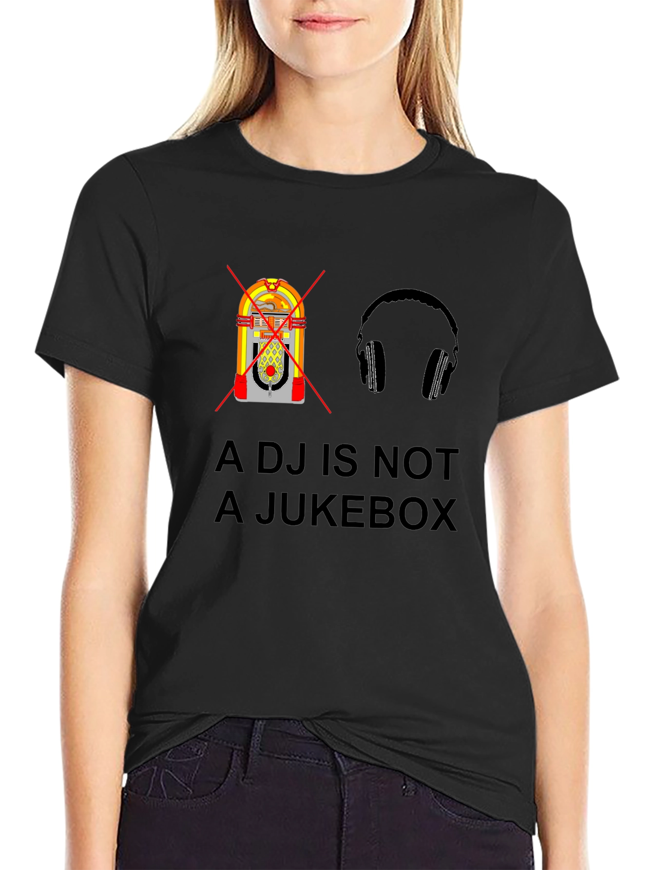 DJ Not Jukebox Graphic T-Shirt