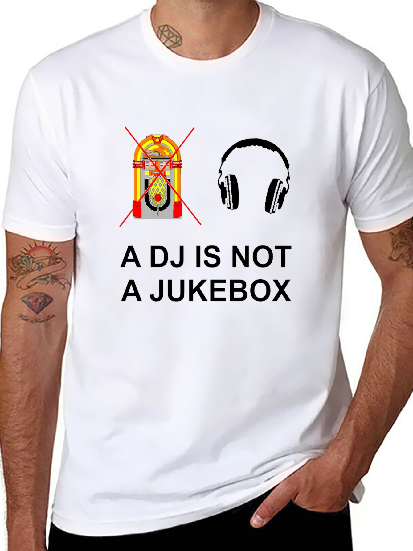 DJ Not Jukebox Graphic T-Shirt