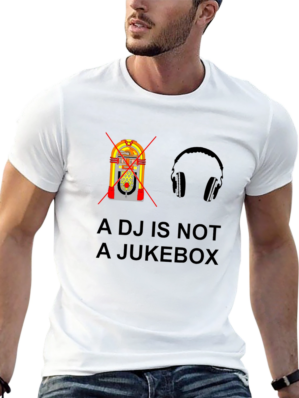 DJ Not Jukebox Graphic T-Shirt