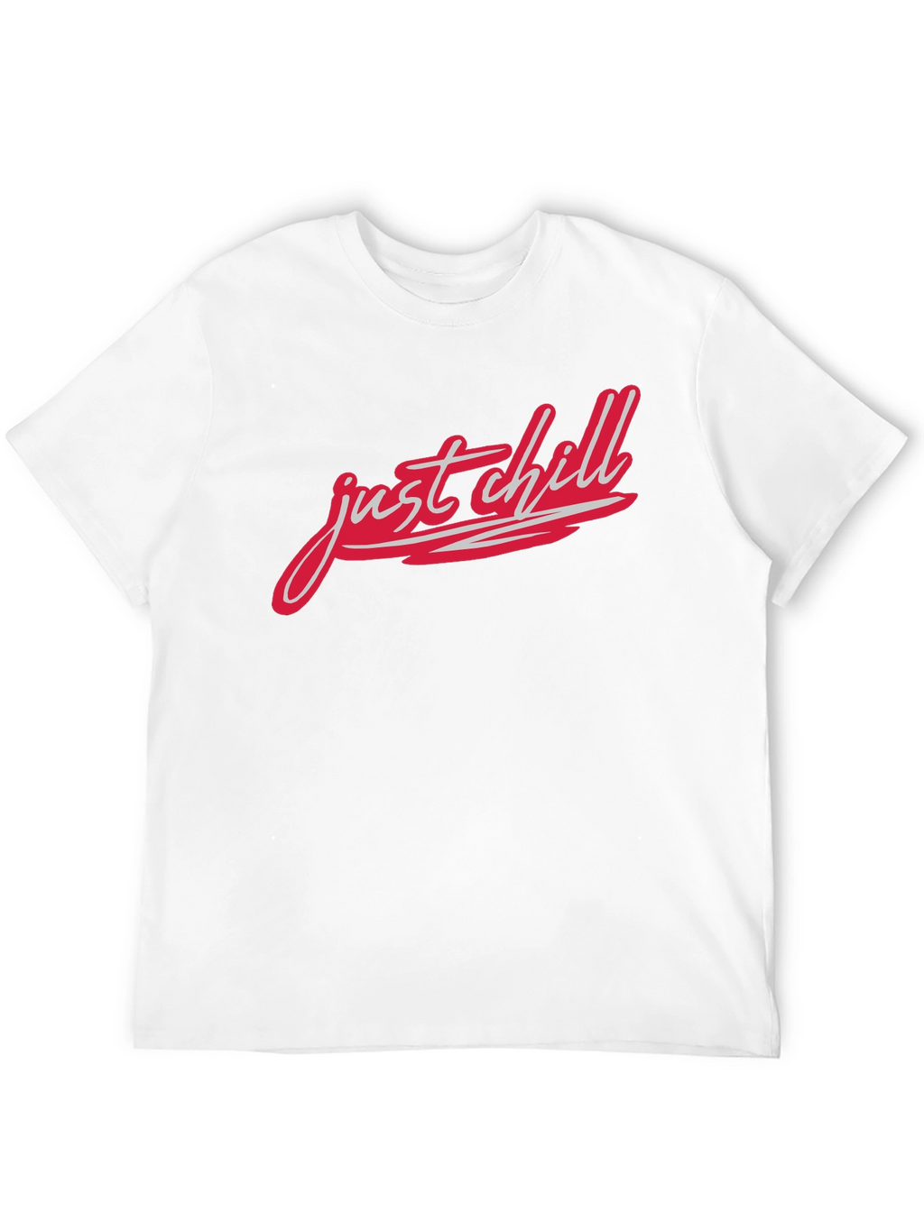 Just Chill Black Graphic Tee