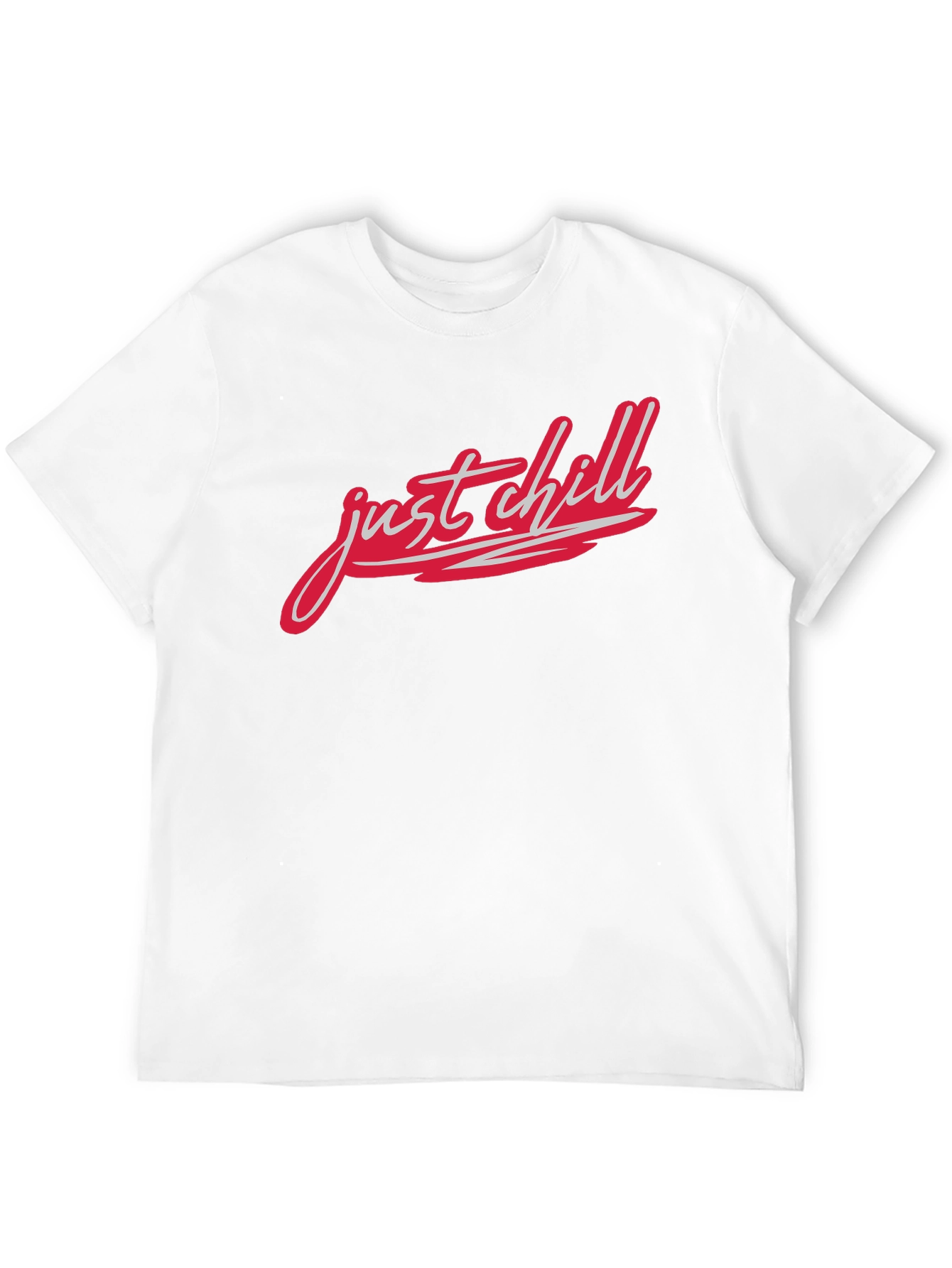Just Chill Black Graphic Tee