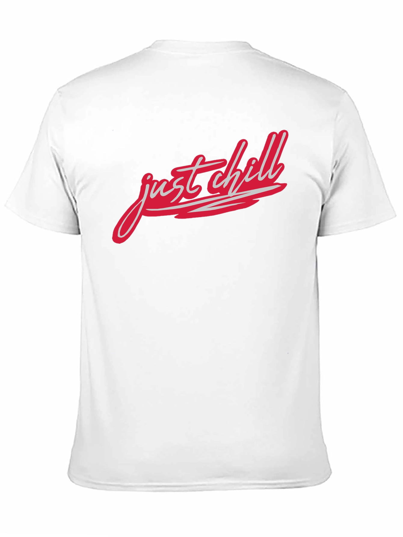 Just Chill Black Graphic Tee