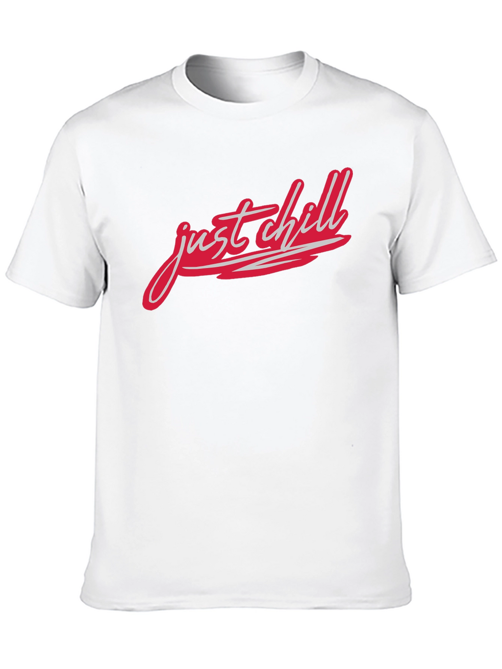 Just Chill Black Graphic Tee