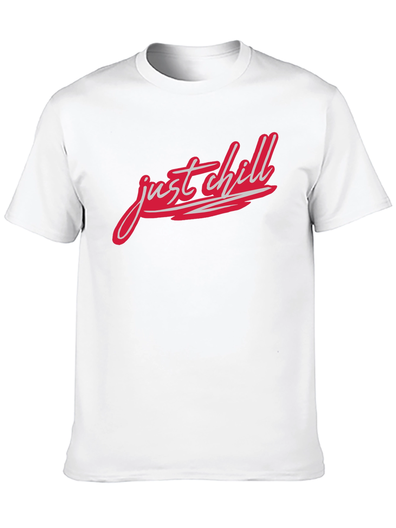 Just Chill Black Graphic Tee