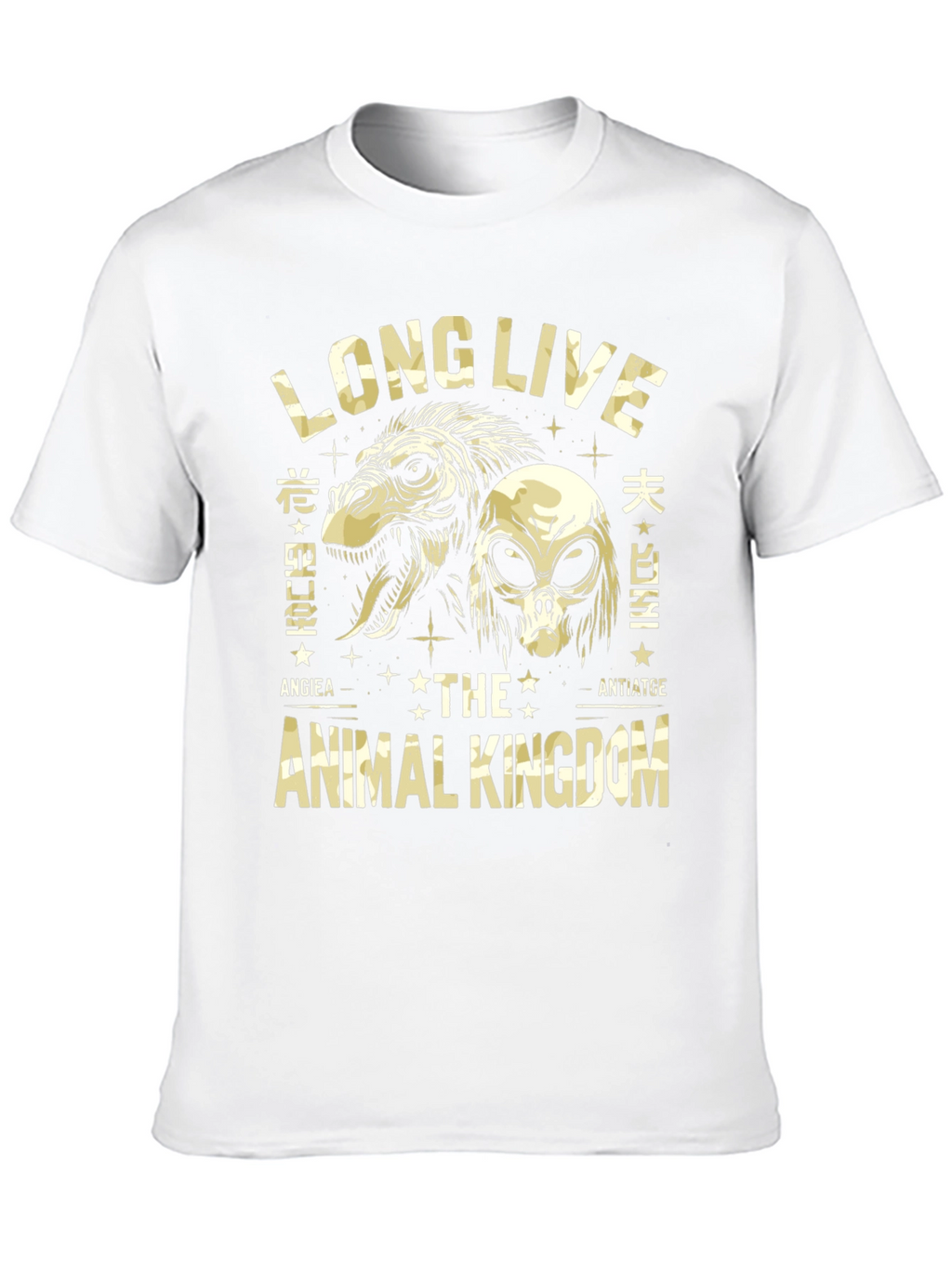 Long Live Animal Kingdom Black Graphic T-Shirt