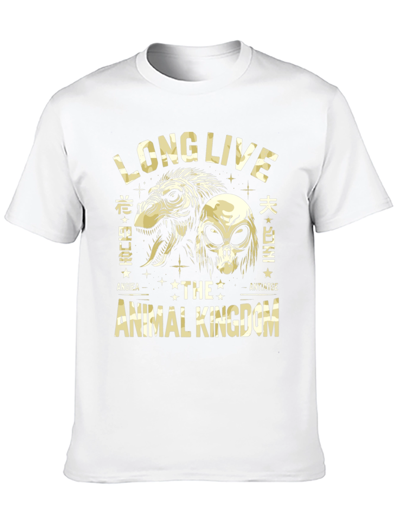 Long Live Animal Kingdom Black Graphic T-Shirt