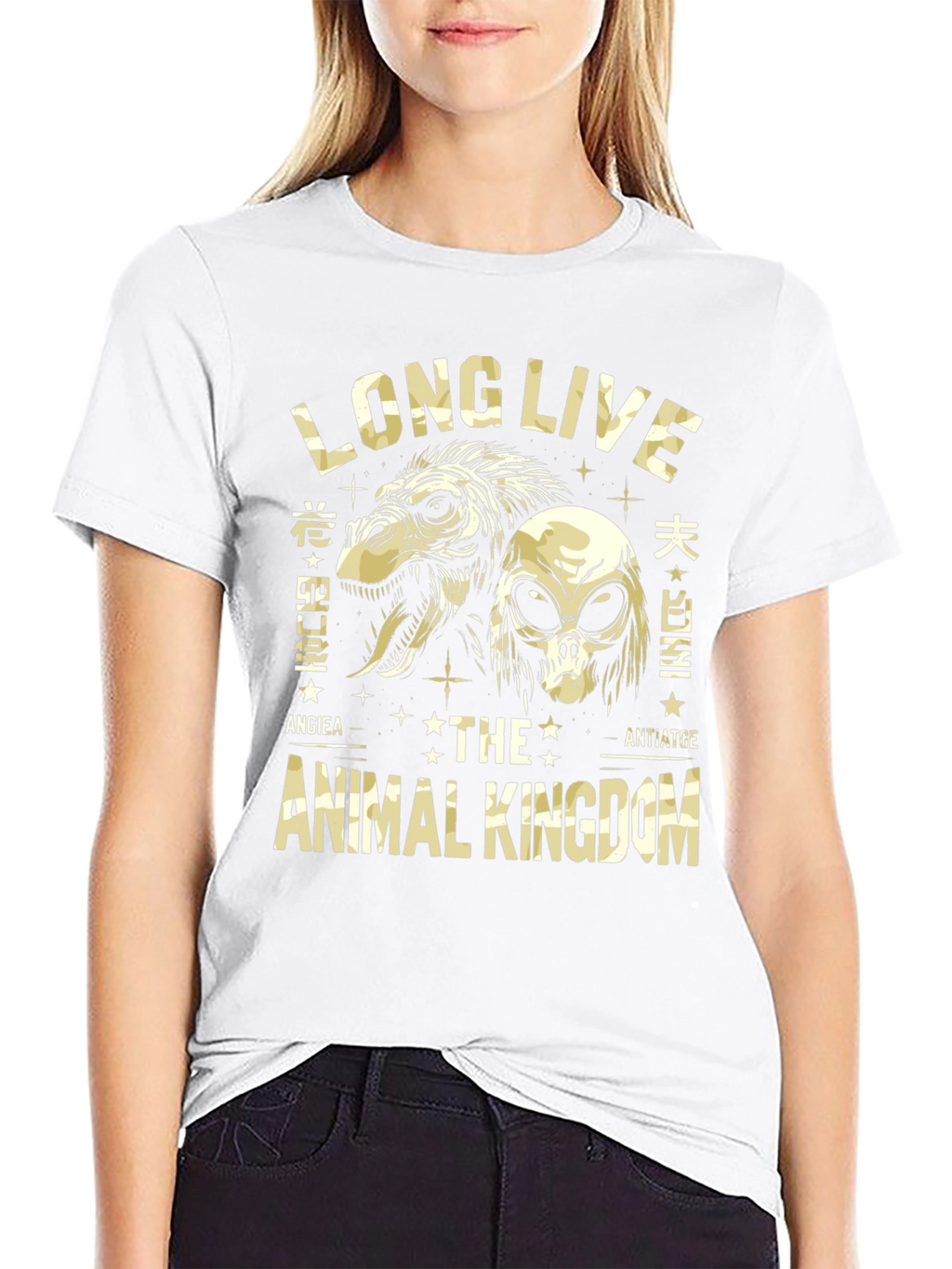 Long Live Animal Kingdom Black Graphic T-Shirt