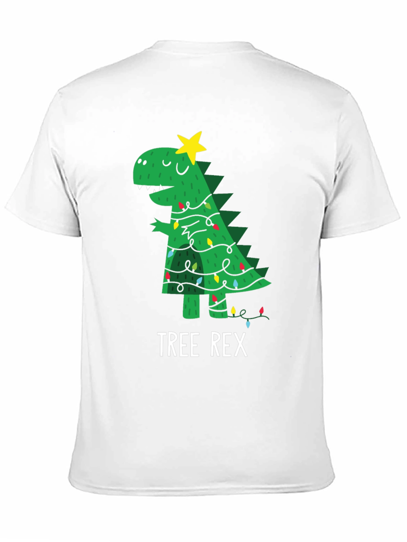 Tree Rex Christmas T-Shirt - Festive Dinosaur Tee