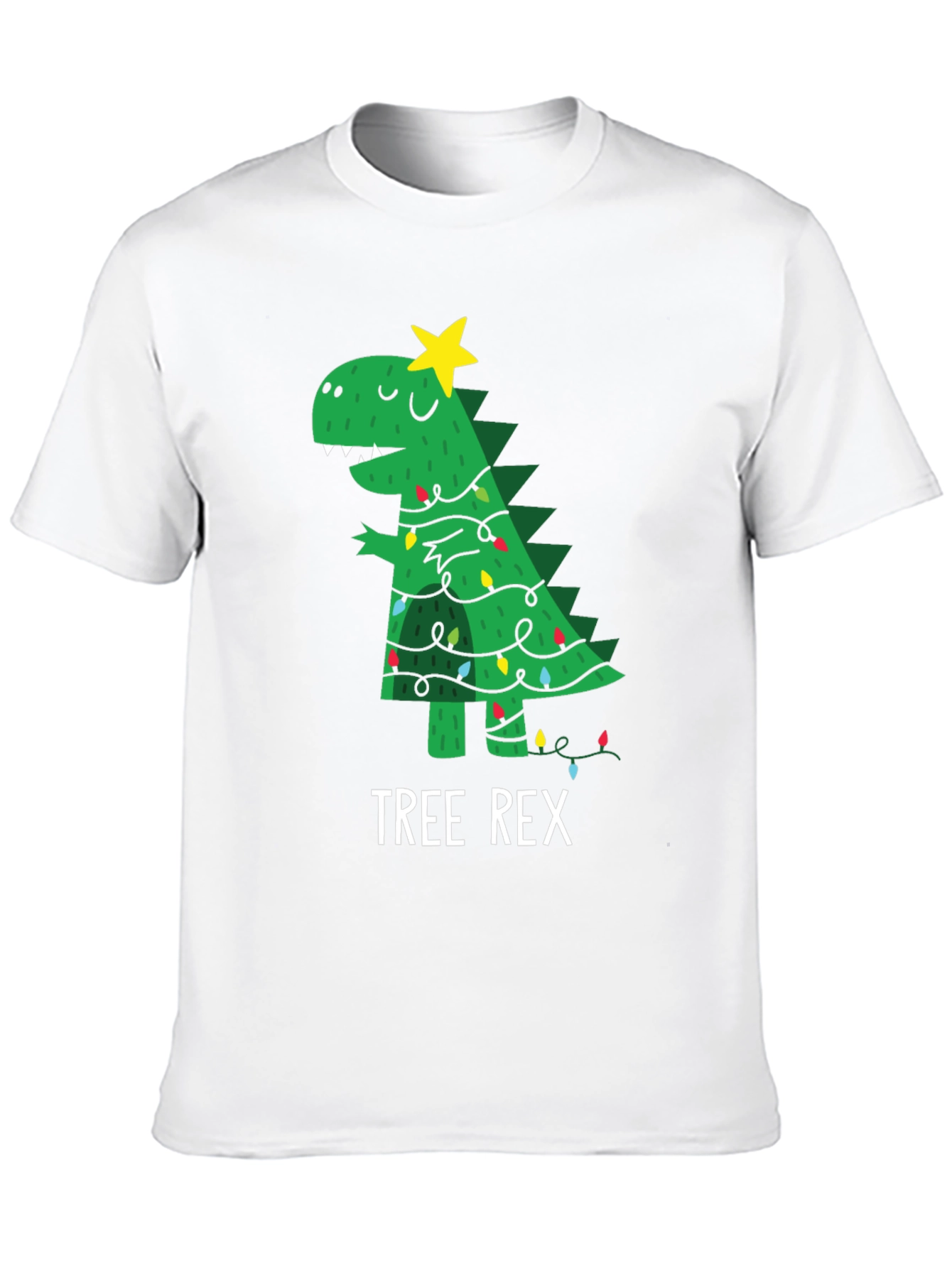 Tree Rex Christmas T-Shirt - Festive Dinosaur Tee