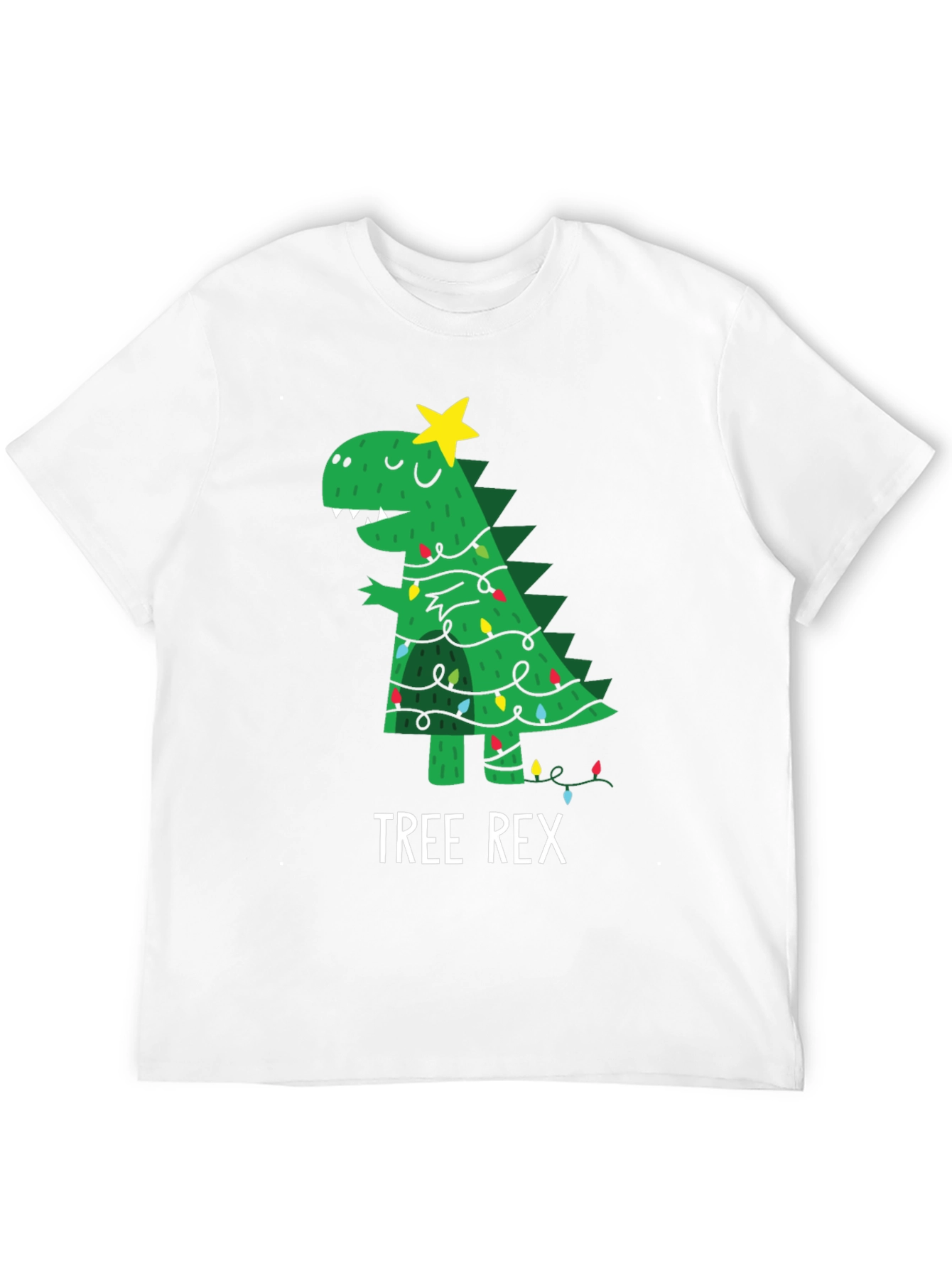 Tree Rex Christmas T-Shirt - Festive Dinosaur Tee