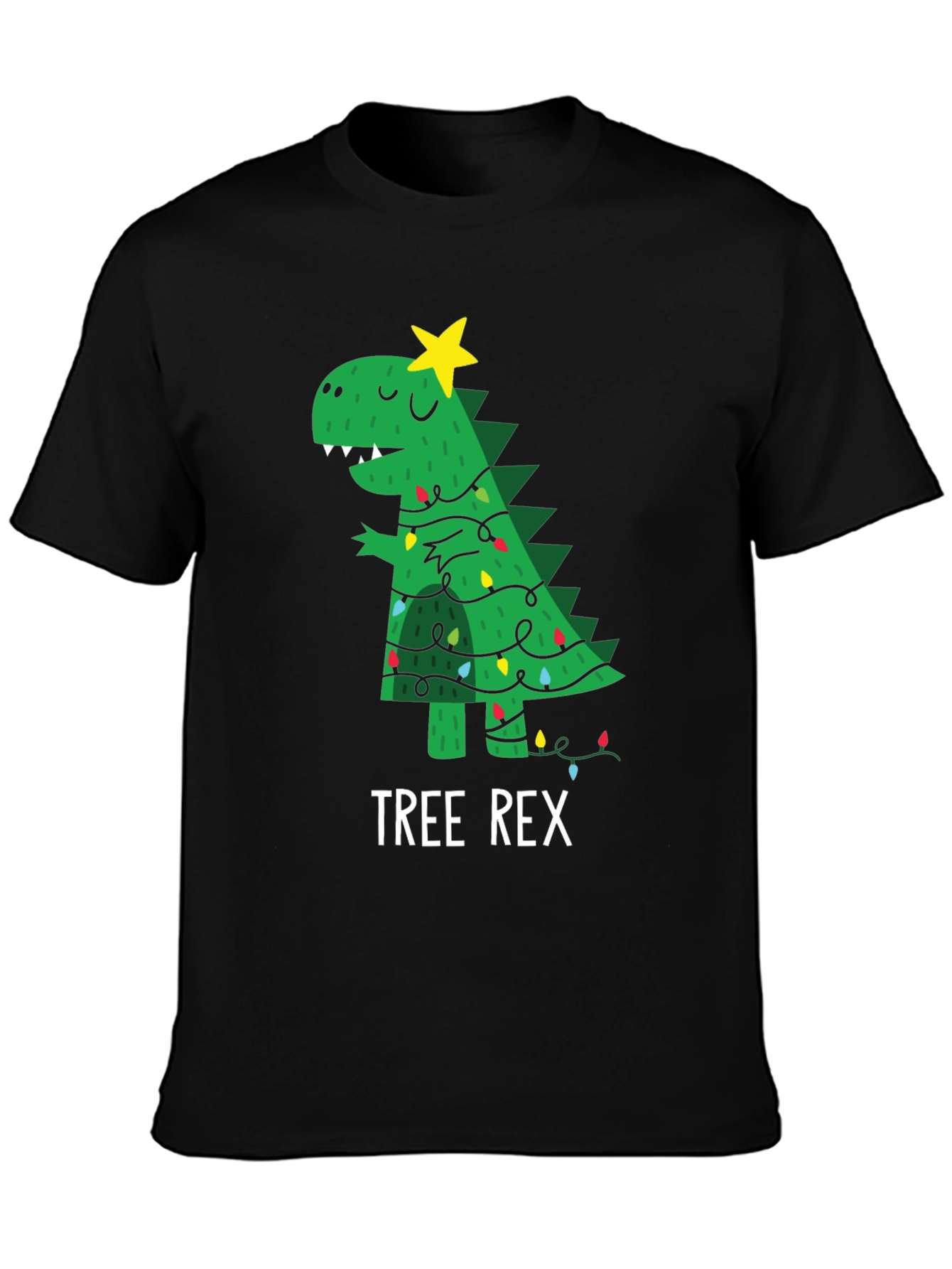 Tree Rex Christmas T-Shirt - Festive Dinosaur Tee