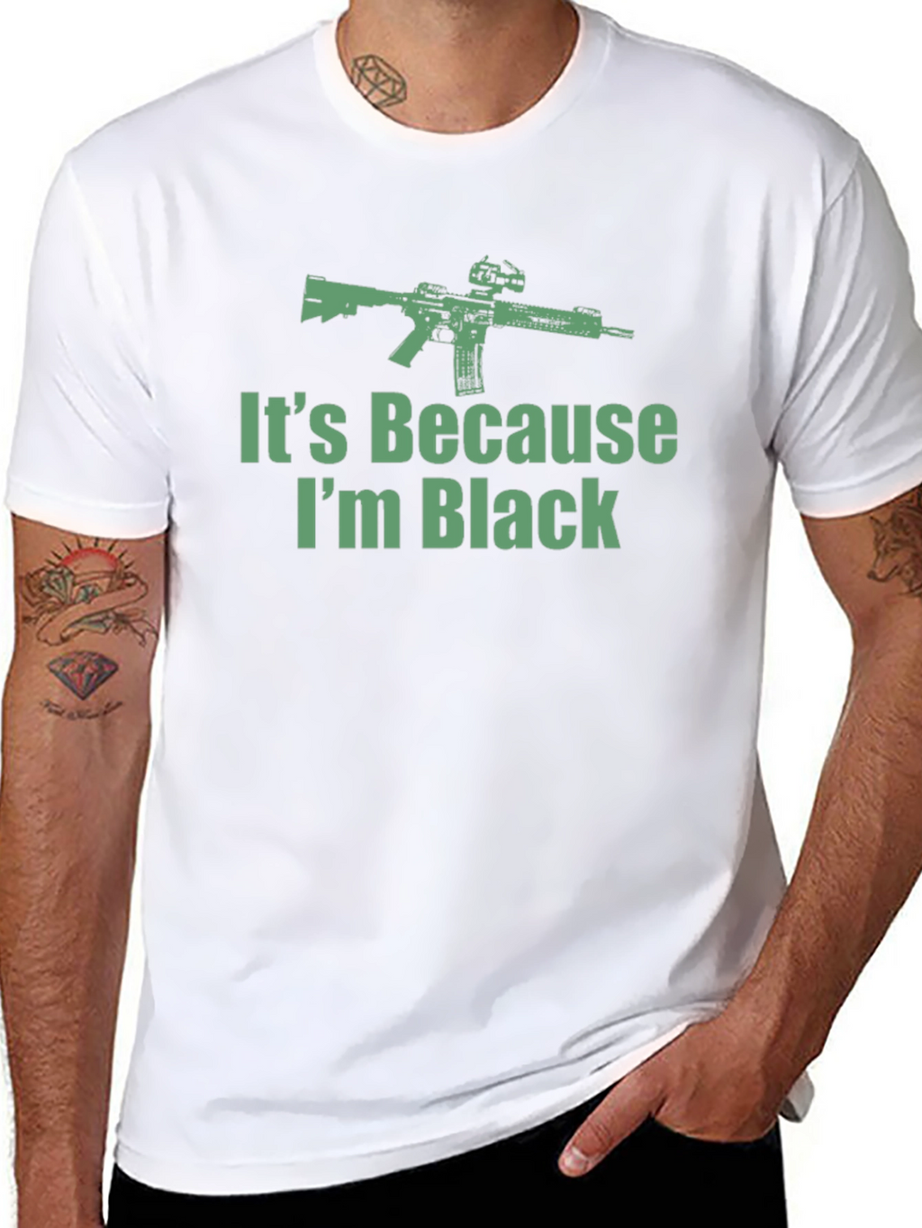 Its Because Im Black Graphic T-Shirt