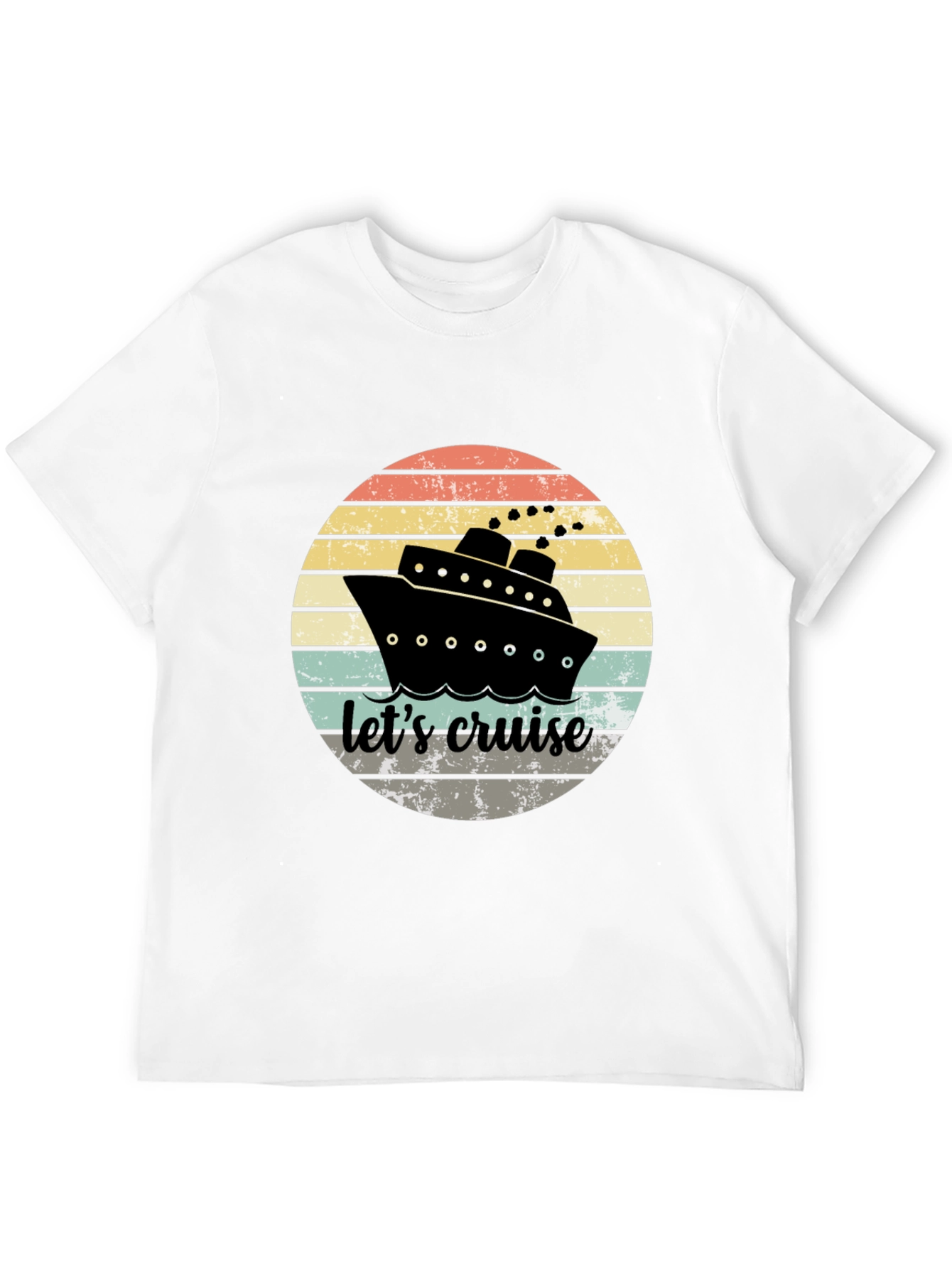 Lets Cruise Graphic Tee - Nautical Summer T-Shirt