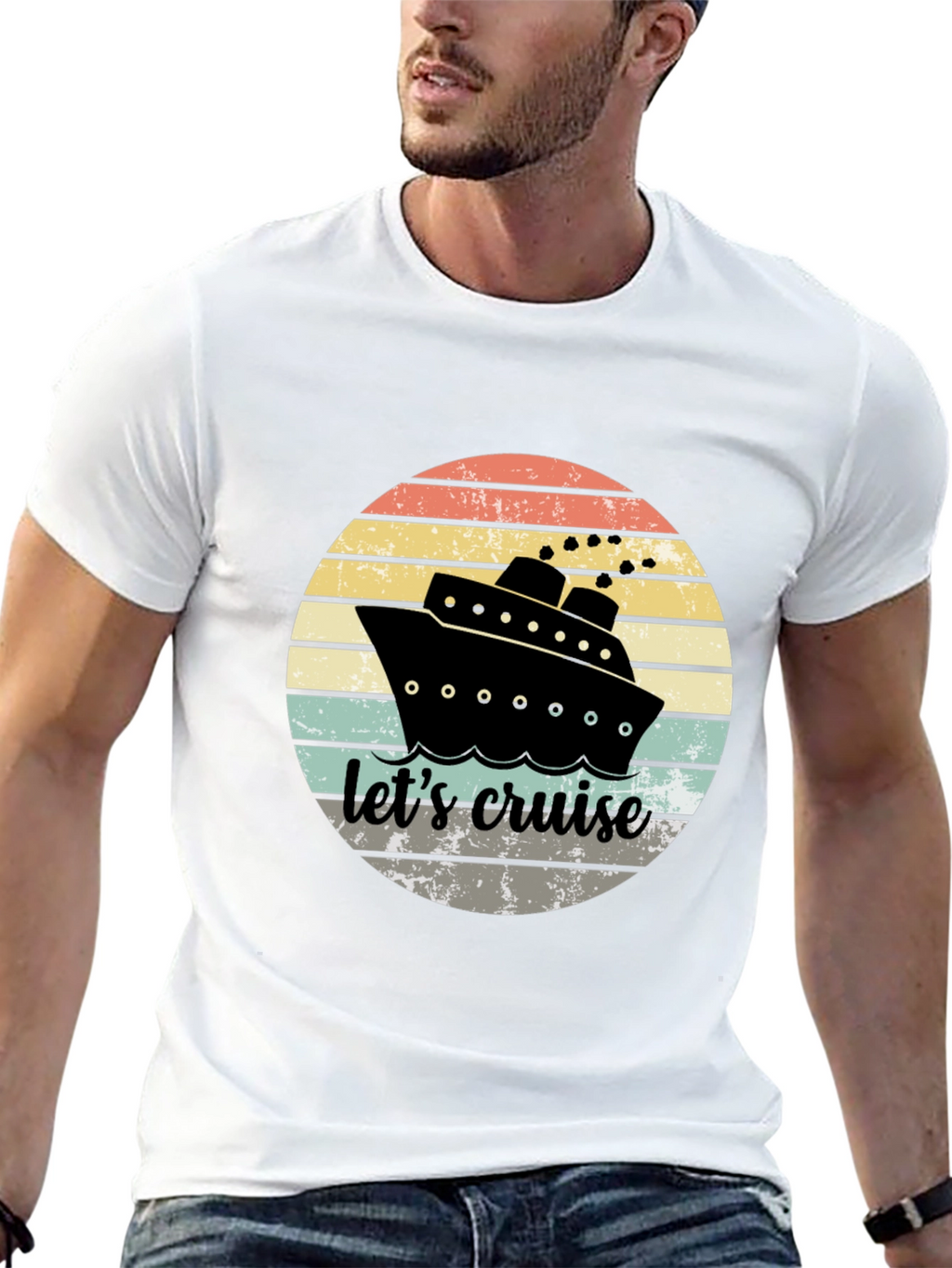 Lets Cruise Graphic Tee - Nautical Summer T-Shirt