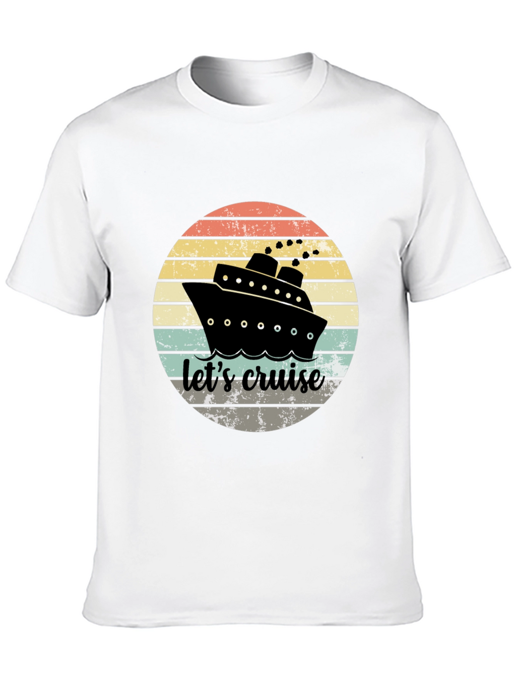 Lets Cruise Graphic Tee - Nautical Summer T-Shirt