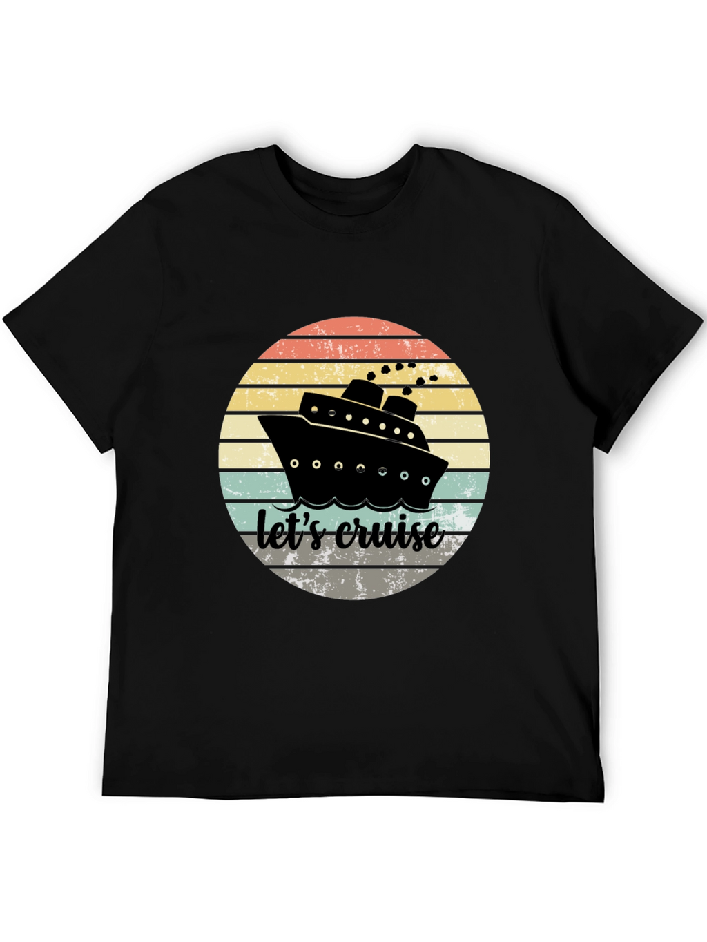 Lets Cruise Graphic Tee - Nautical Summer T-Shirt