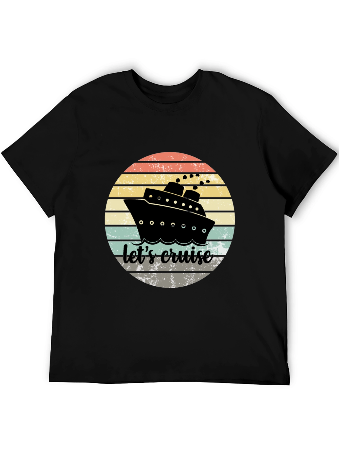 Lets Cruise Graphic Tee - Nautical Summer T-Shirt