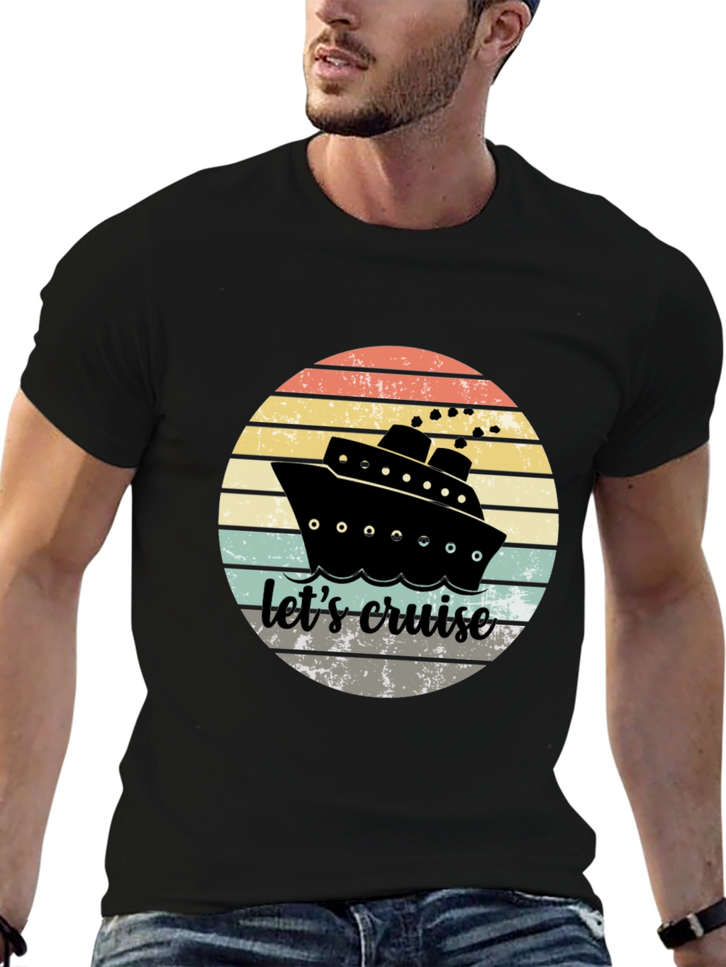 Lets Cruise Graphic Tee - Nautical Summer T-Shirt