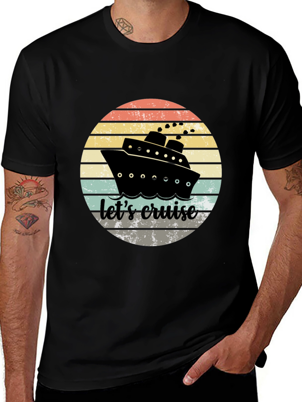 Lets Cruise Graphic Tee - Nautical Summer T-Shirt
