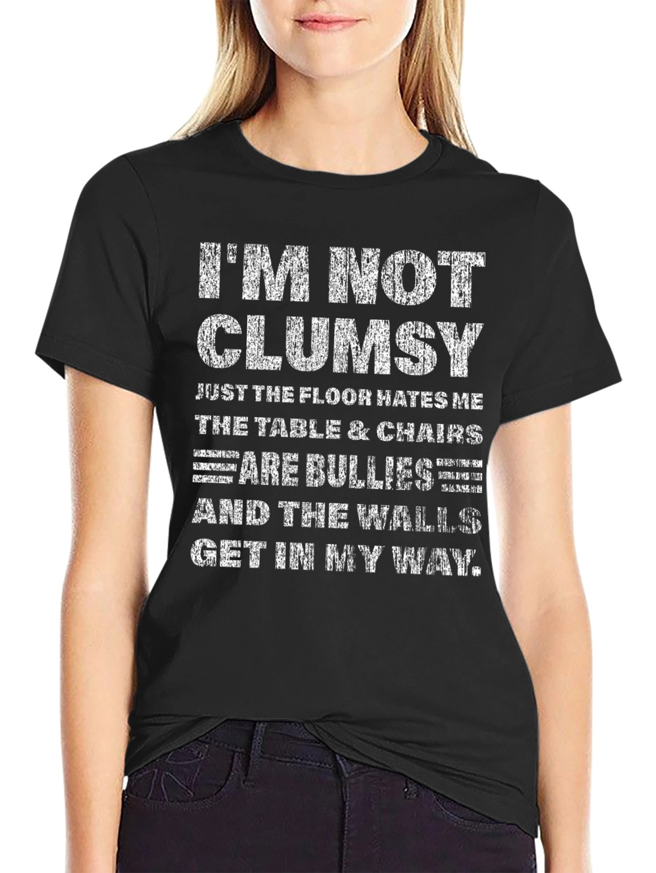 Funny Im Not Clumsy Graphic Tee
