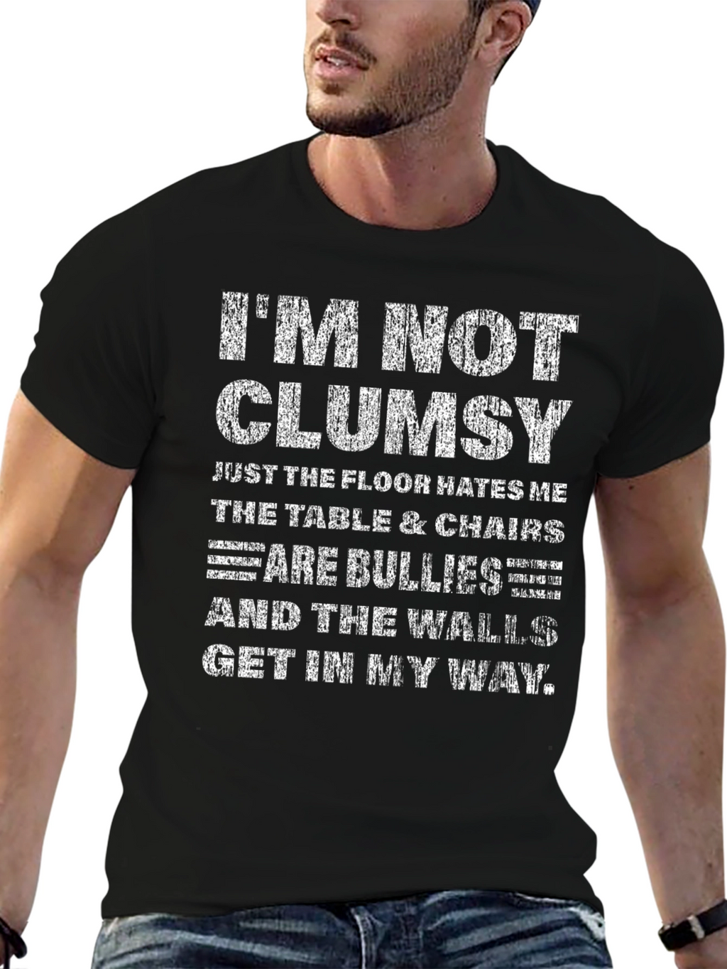 Funny Im Not Clumsy Graphic Tee