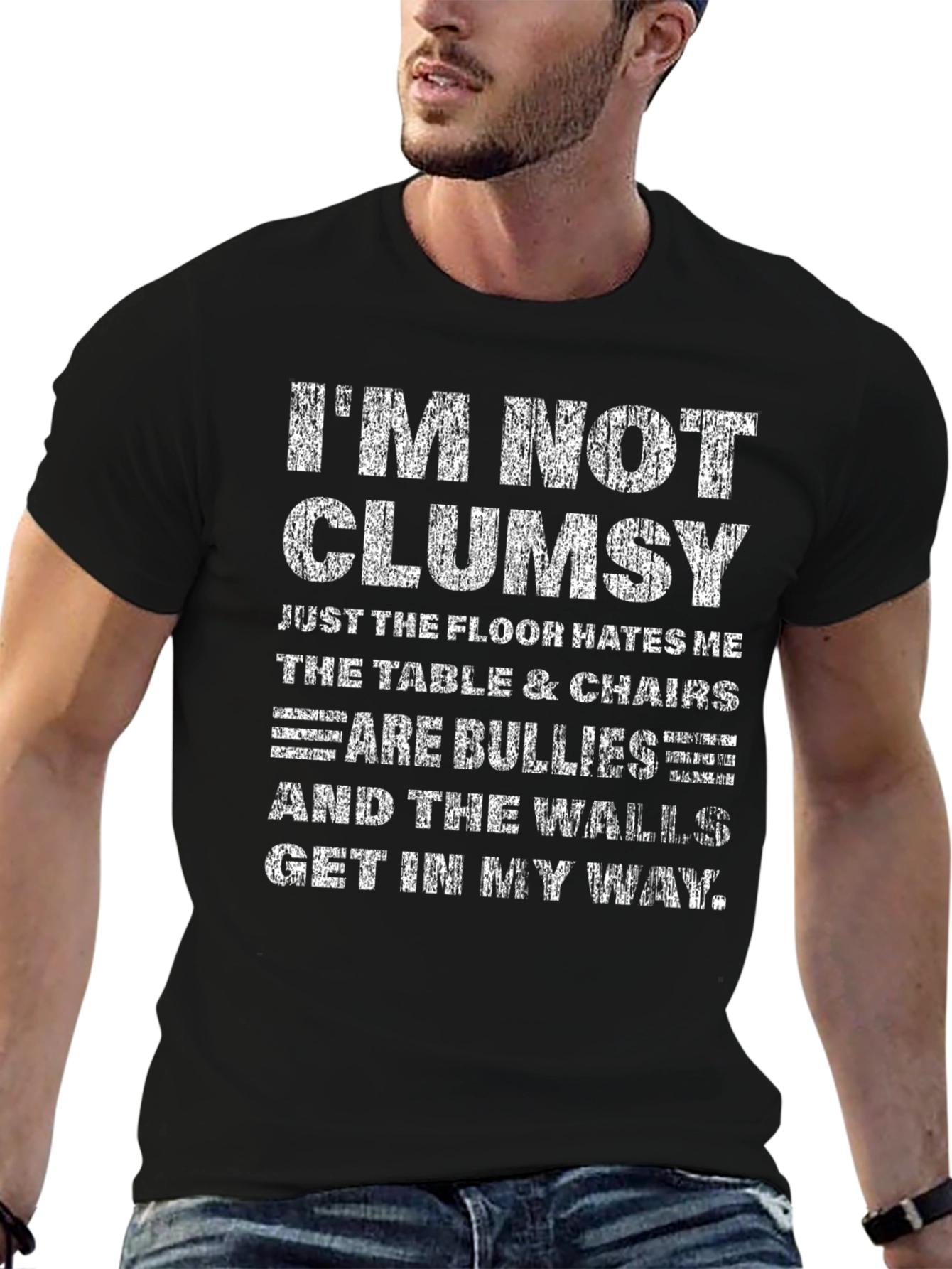 Funny Im Not Clumsy Graphic Tee