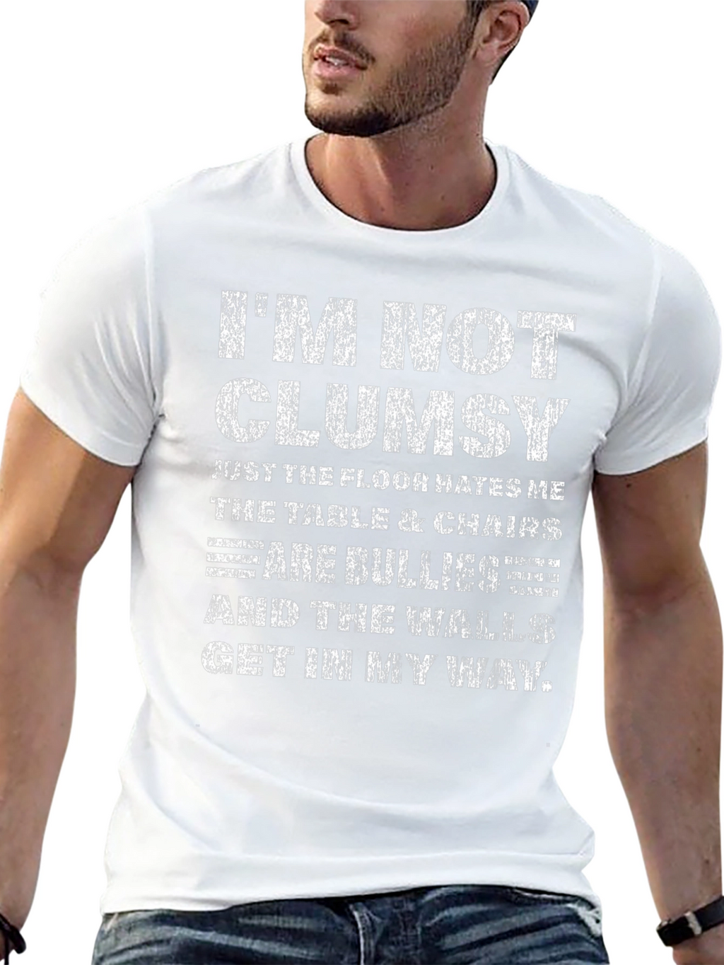Funny Im Not Clumsy Graphic Tee