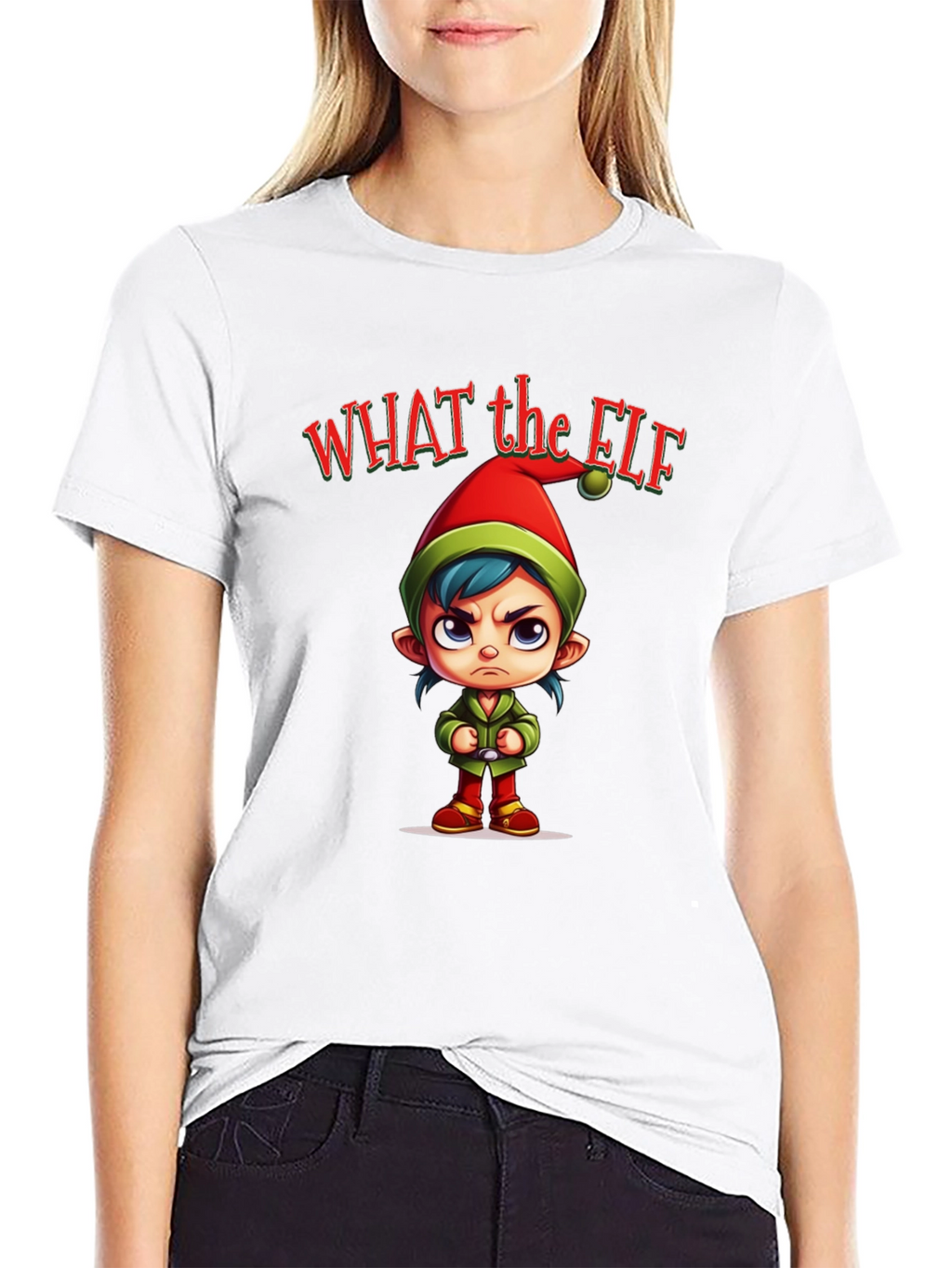What the Elf Funny Christmas T-Shirt