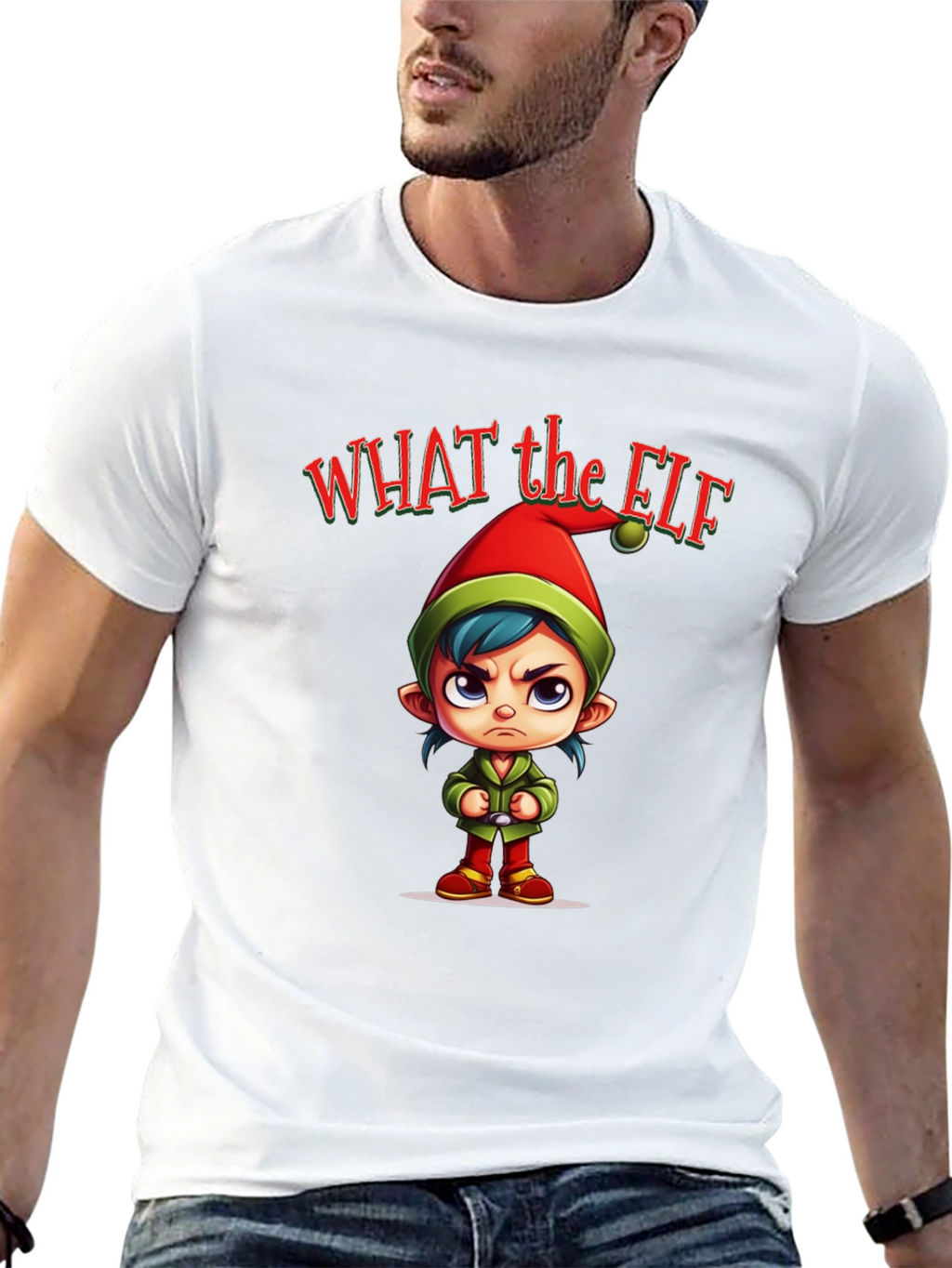 What the Elf Funny Christmas T-Shirt