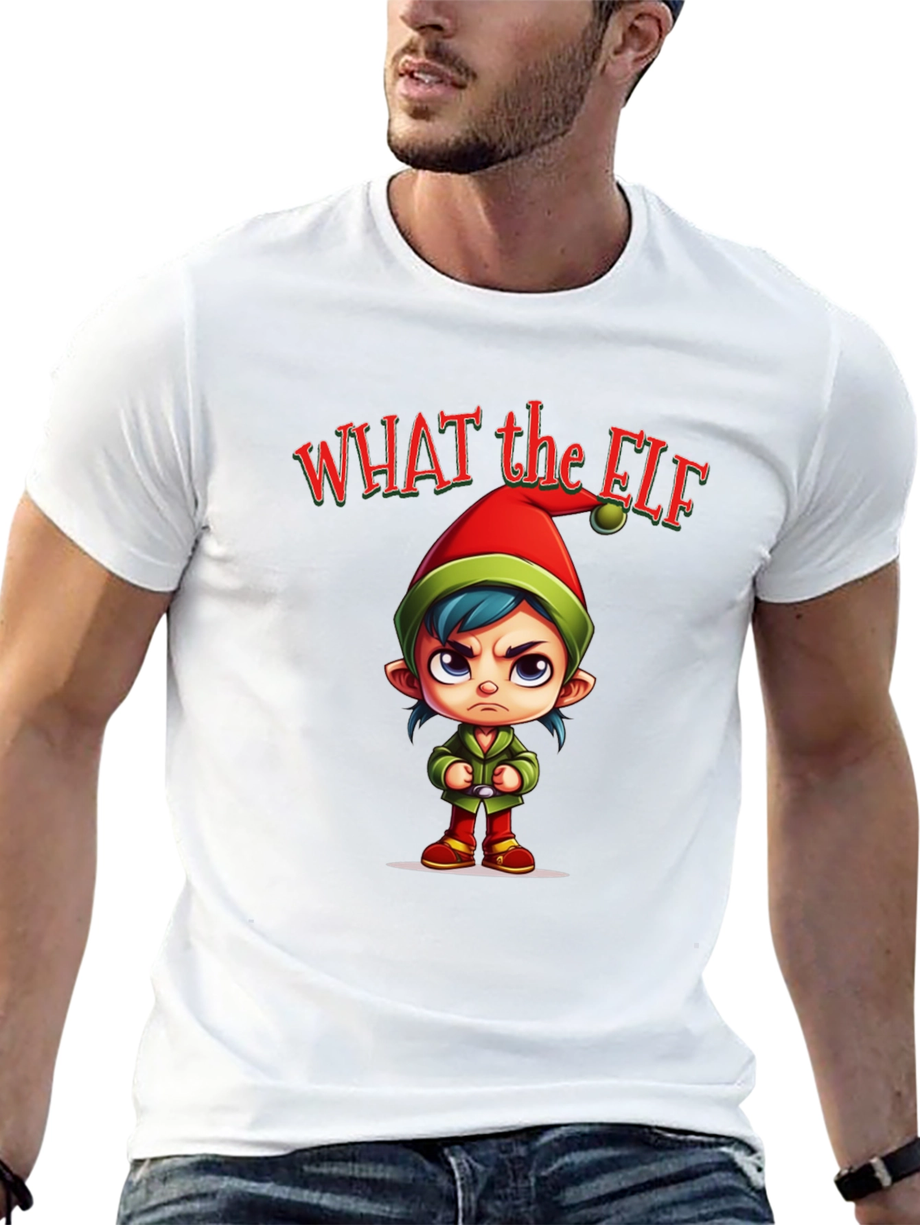 What the Elf Funny Christmas T-Shirt