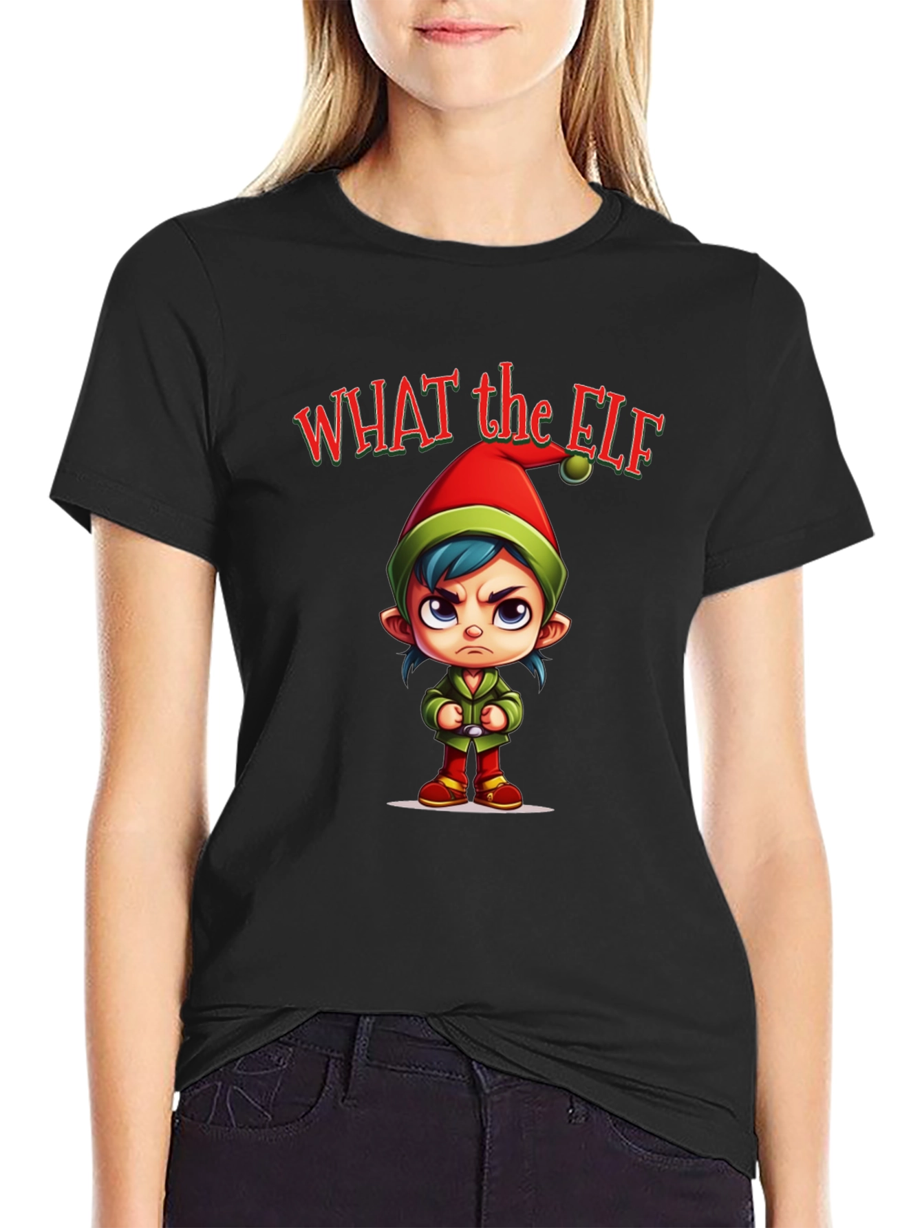 What the Elf Funny Christmas T-Shirt