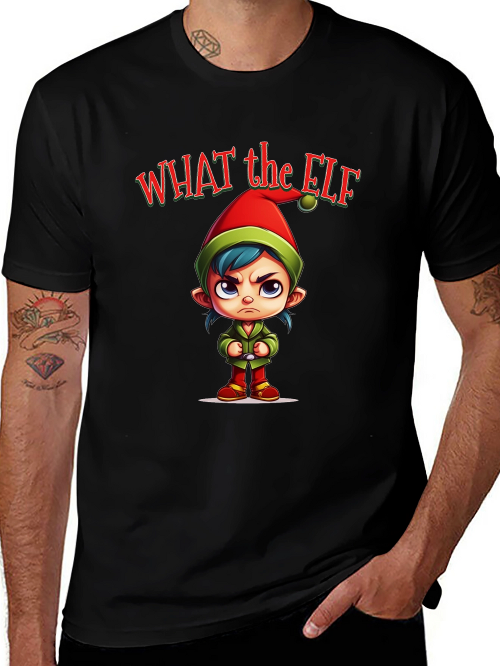 What the Elf Funny Christmas T-Shirt