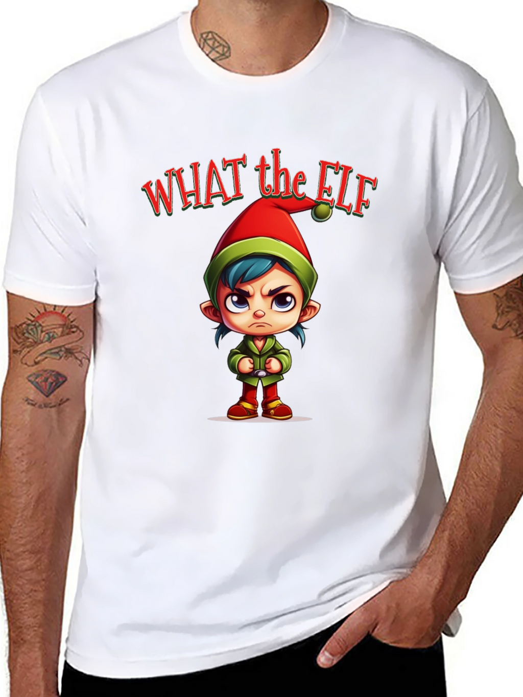 What the Elf Funny Christmas T-Shirt
