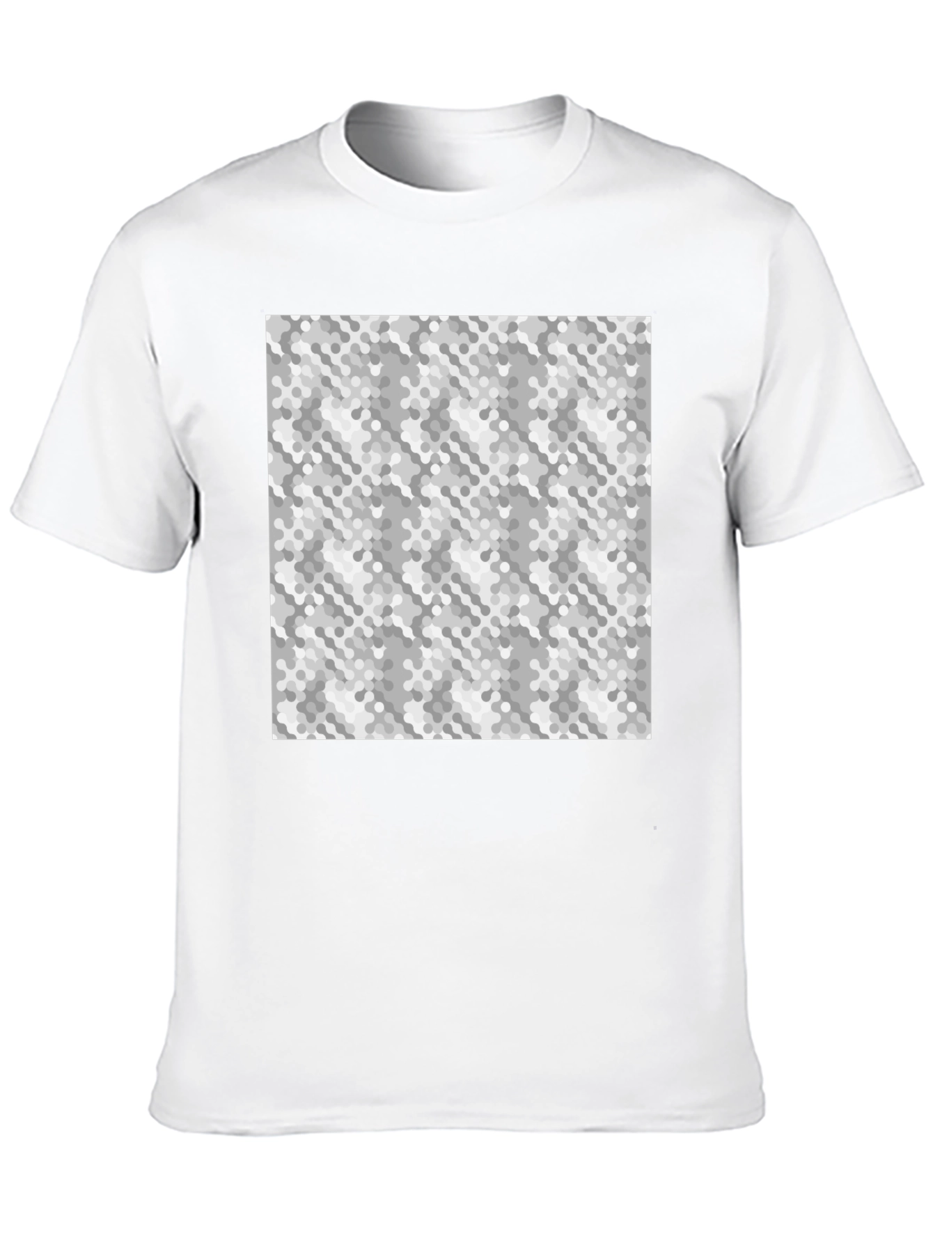 Patterned Mens T-Shirt - Stylish Casual Wear