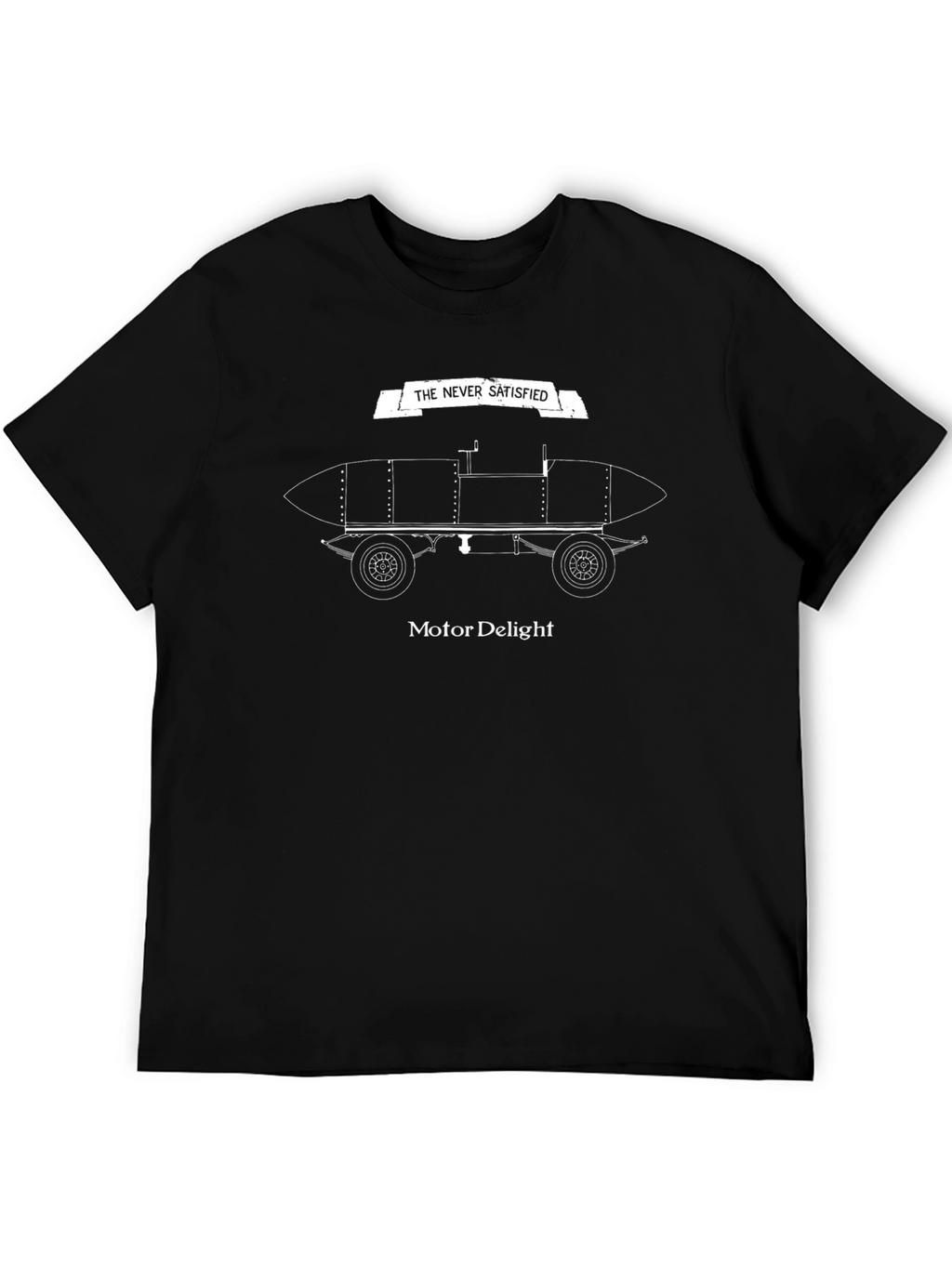 Motor Delight T-Shirt - The Never Satisfied Design