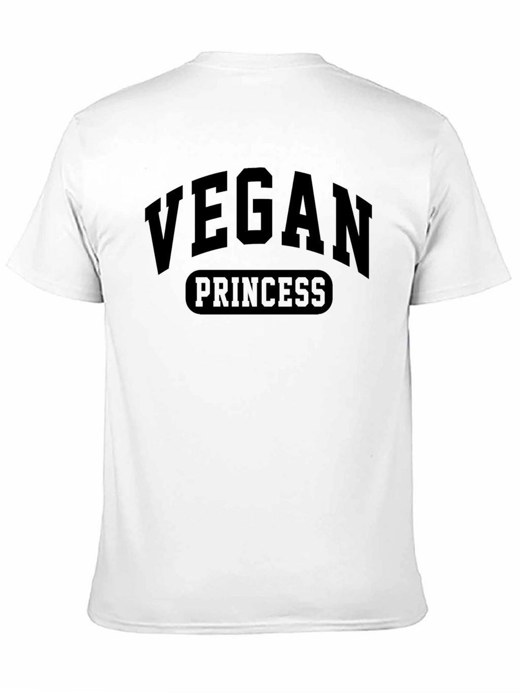 Vegan Princess Black T-Shirt