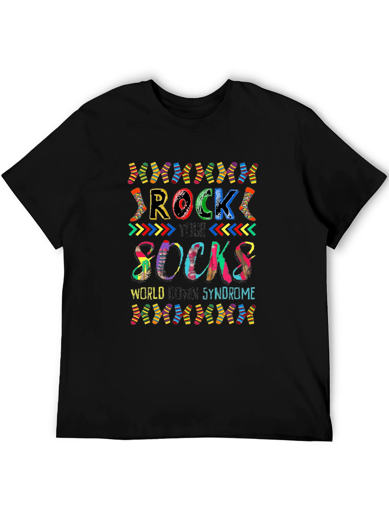 Rock Your Socks World Down Syndrome Awareness T-Shirt