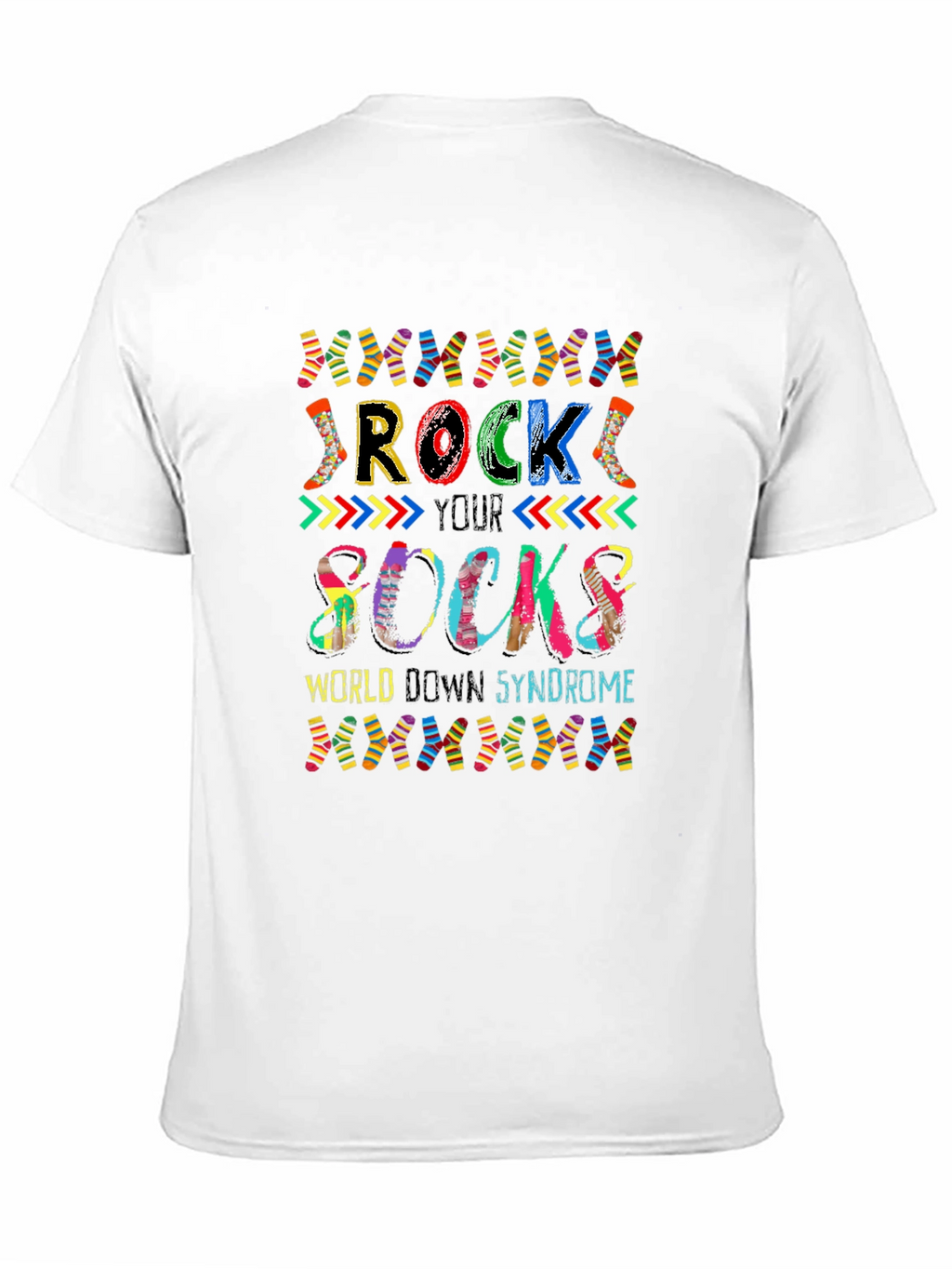 Rock Your Socks World Down Syndrome Awareness T-Shirt