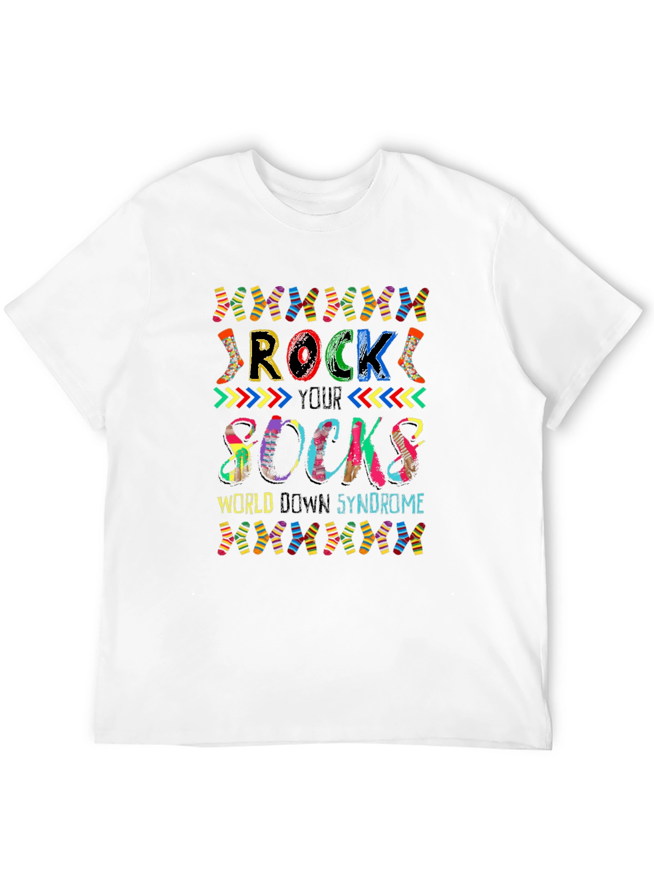 Rock Your Socks World Down Syndrome Awareness T-Shirt