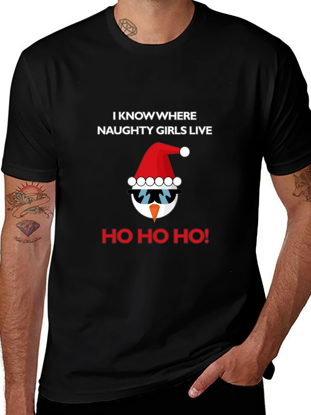 Naughty Girls Christmas T-Shirt