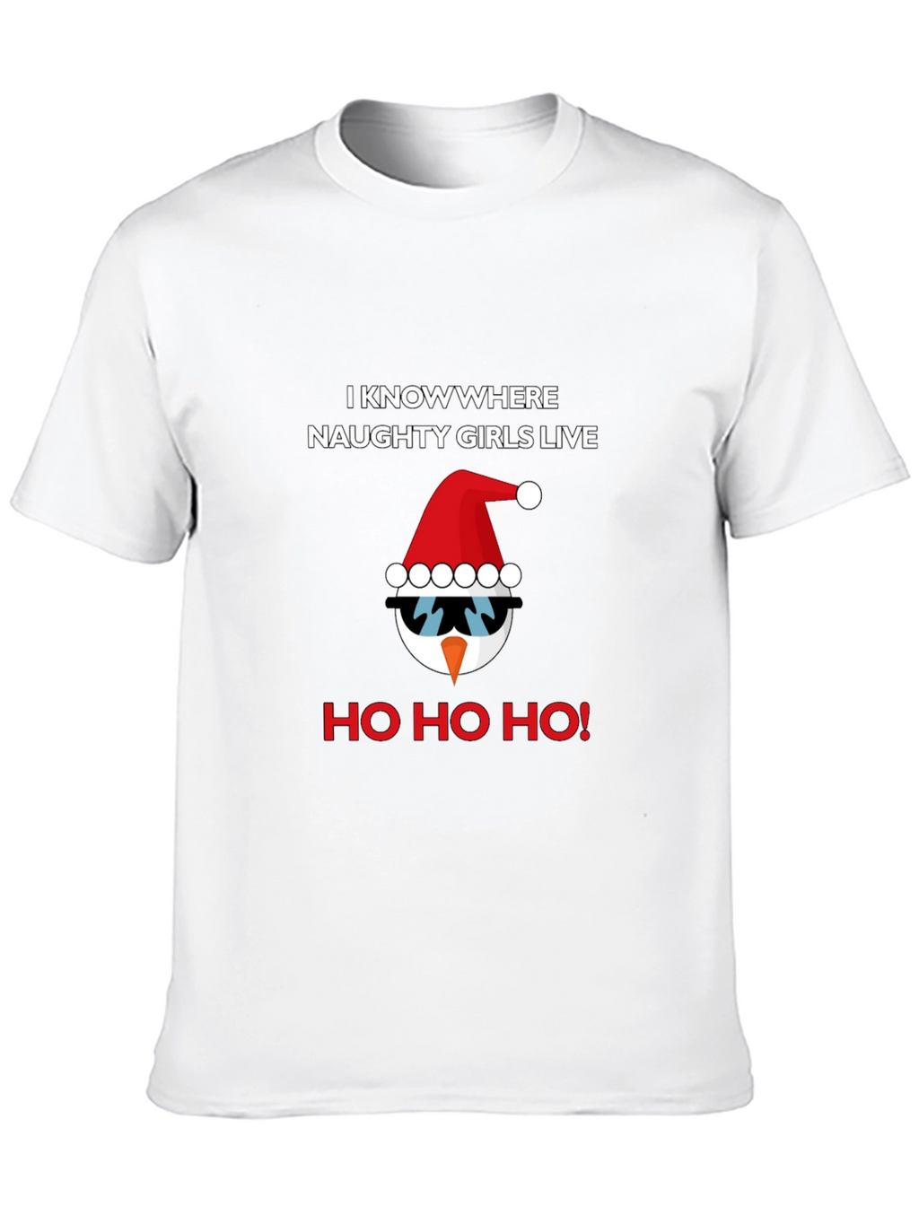 Naughty Girls Christmas T-Shirt