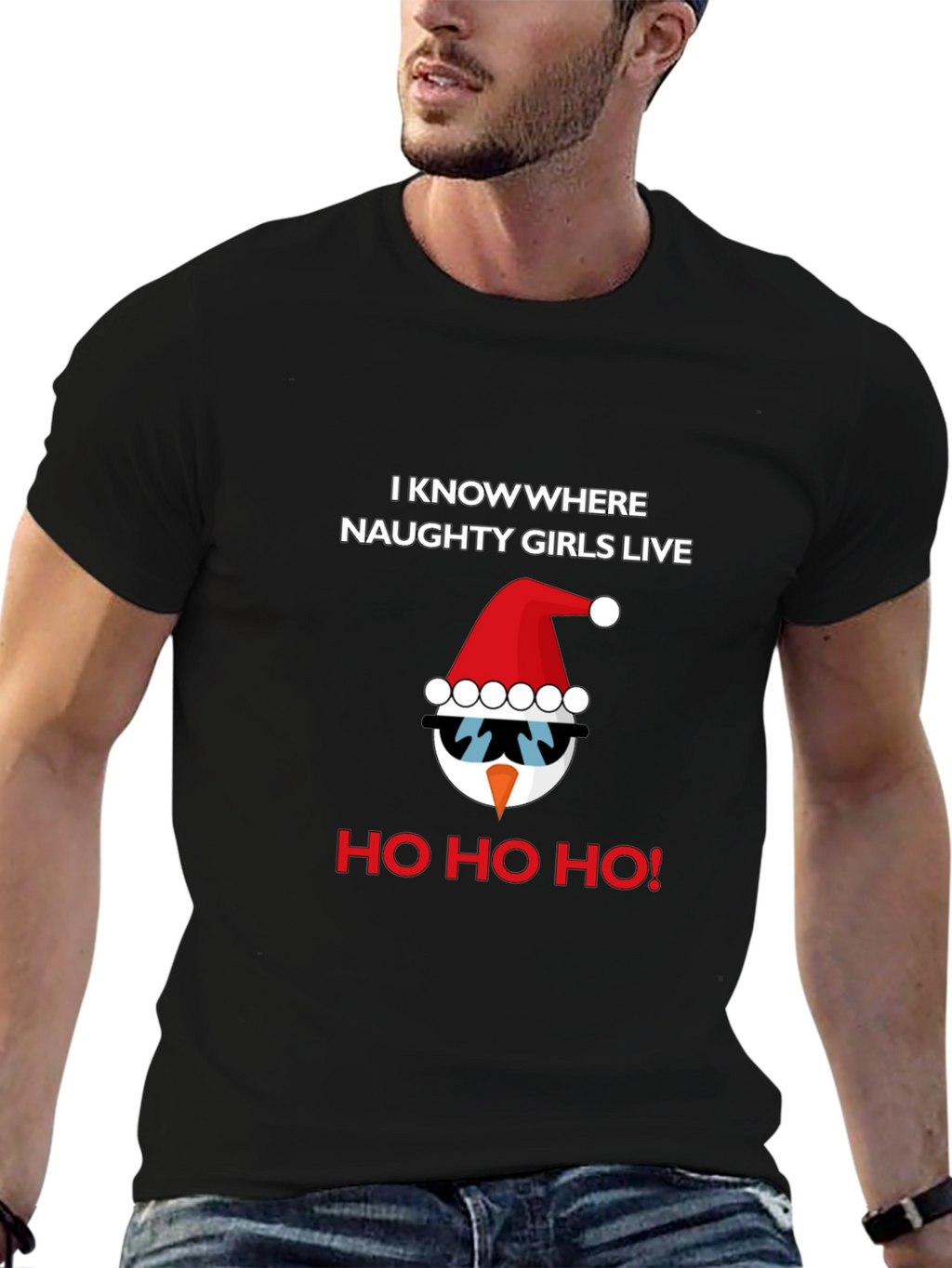 Naughty Girls Christmas T-Shirt